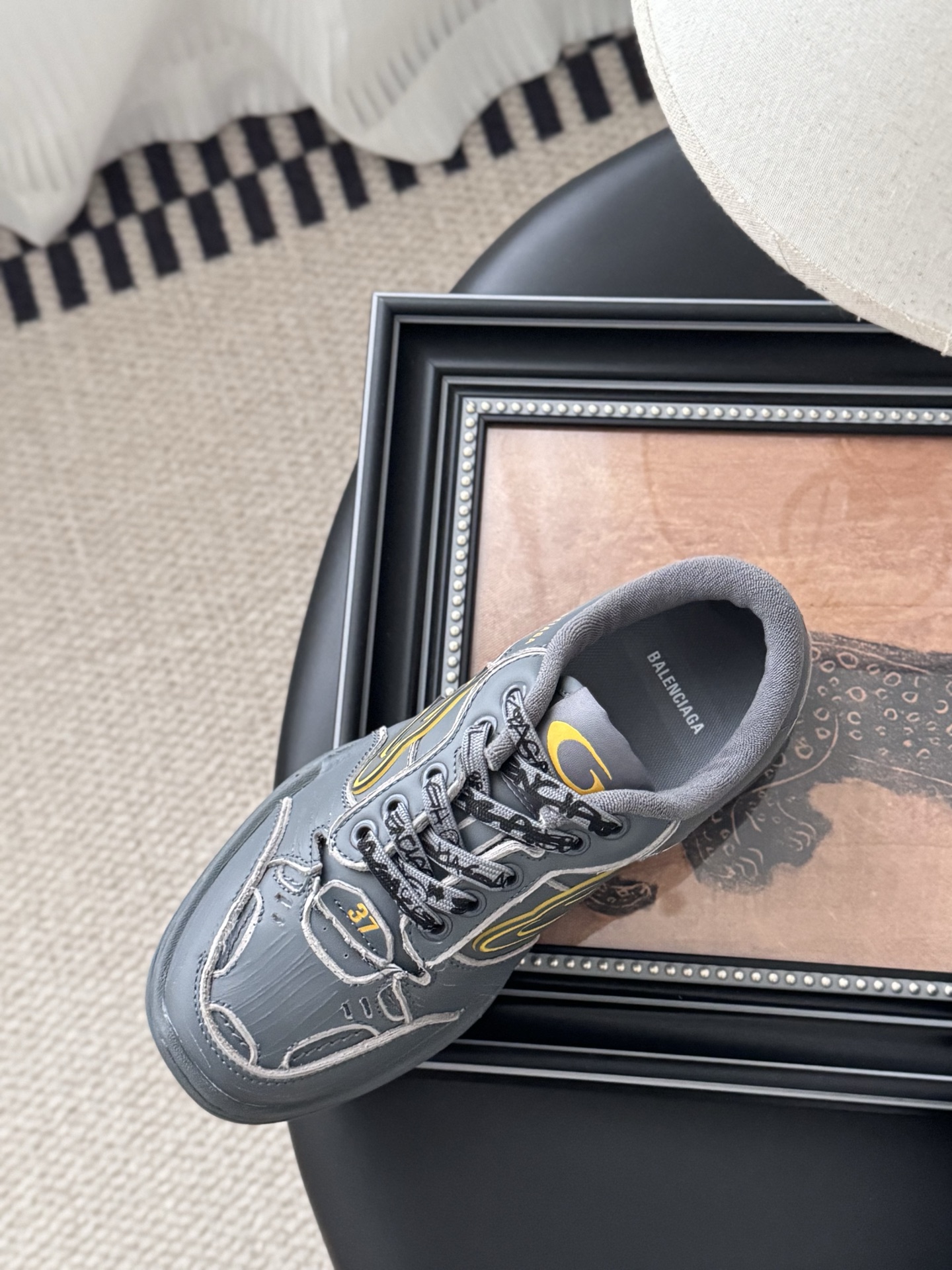 Title: Balenciaga Hamptons Leisure Shoes Review Summary: Balenciaga P888 Hamptons leisure shoes with cool design, graffiti, and sizes 35-44. - 图片 8