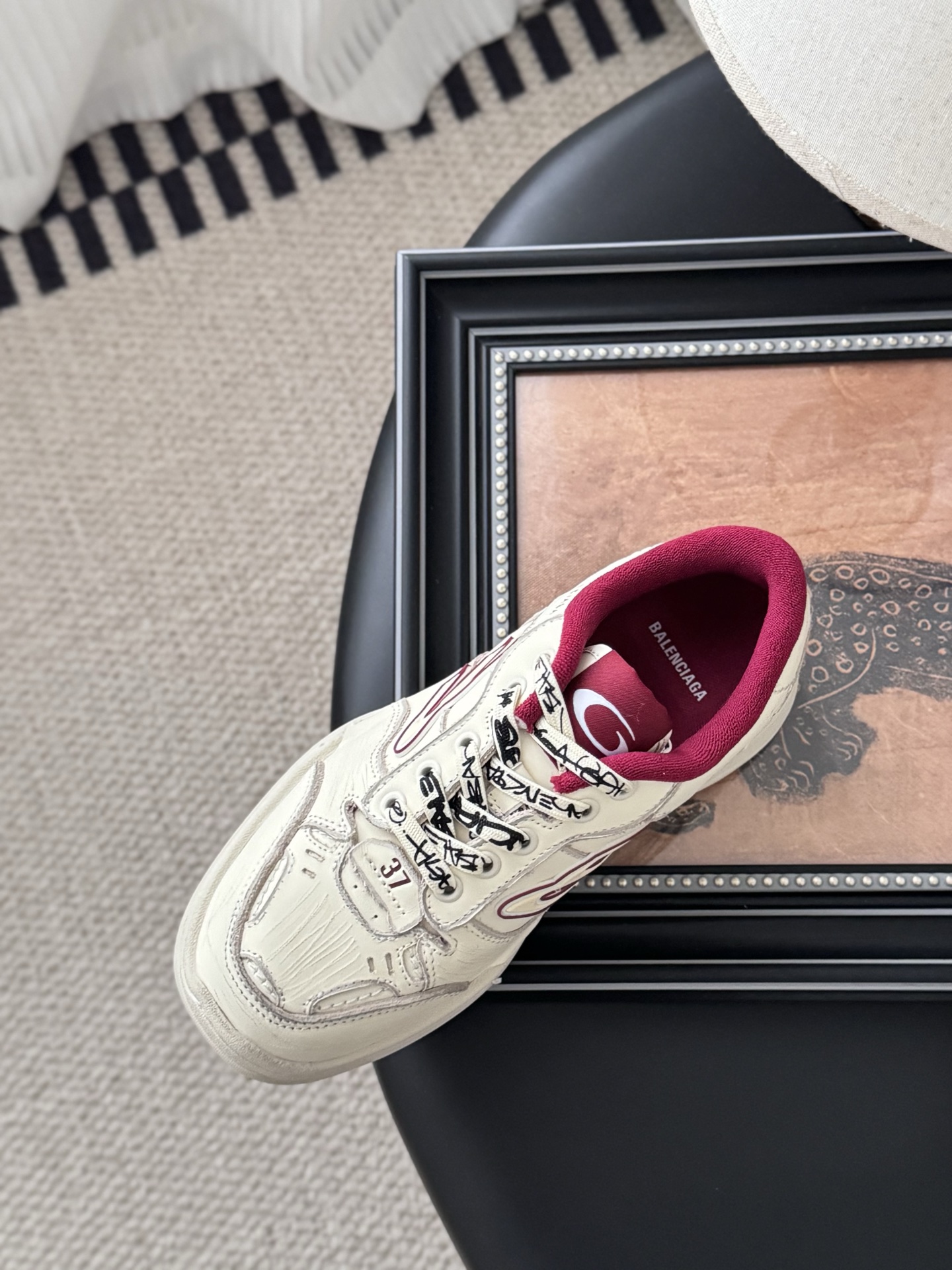 Balenciaga Hamptons Leisure Shoes: Stylish Design with Graffiti Details, Sizes 35-44 - 图片 7
