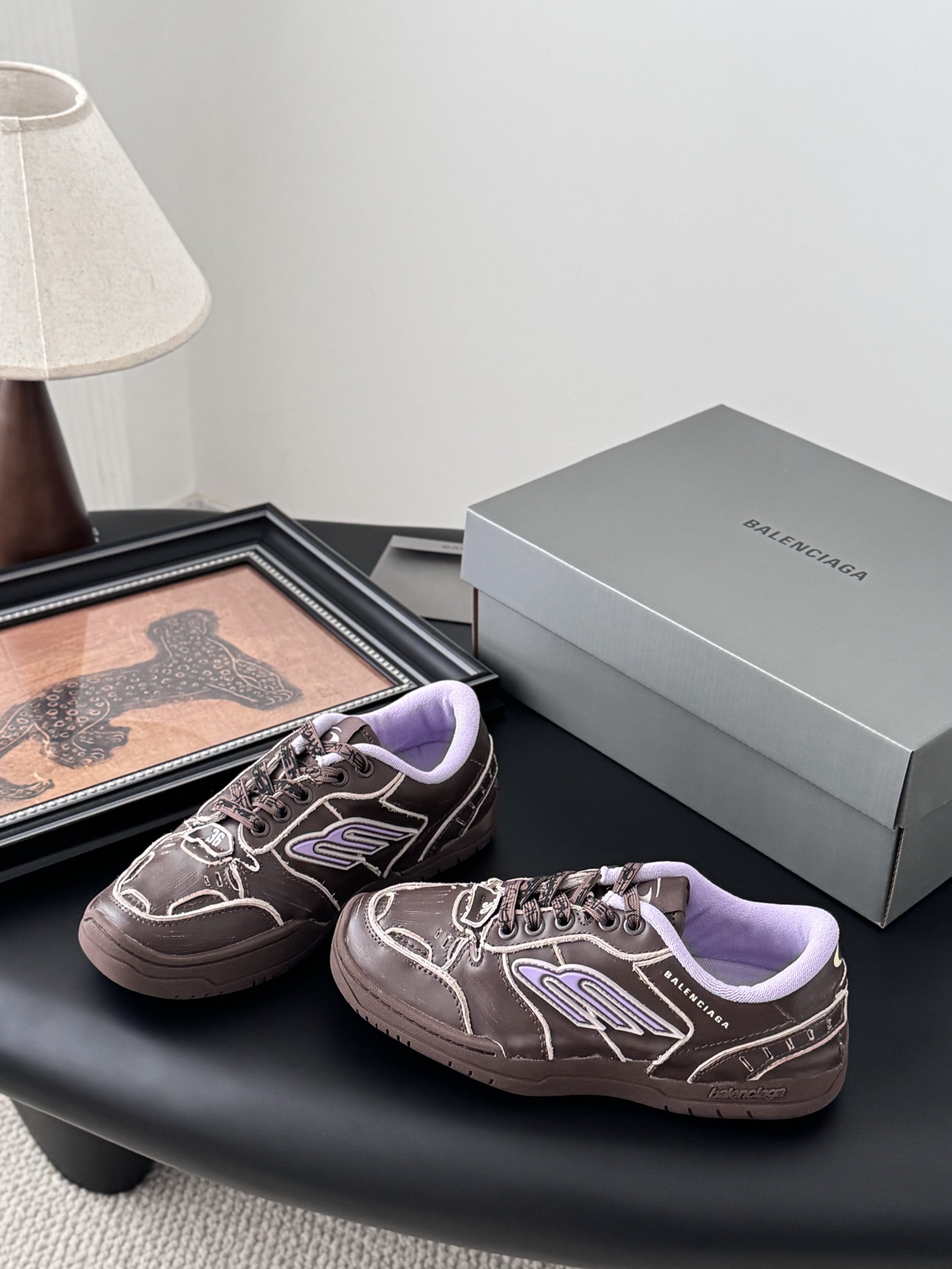 Balenciaga Hamptons Leisure Shoes: Cool Design with Graffiti Detail, Sizes 35-44 - 图片 1