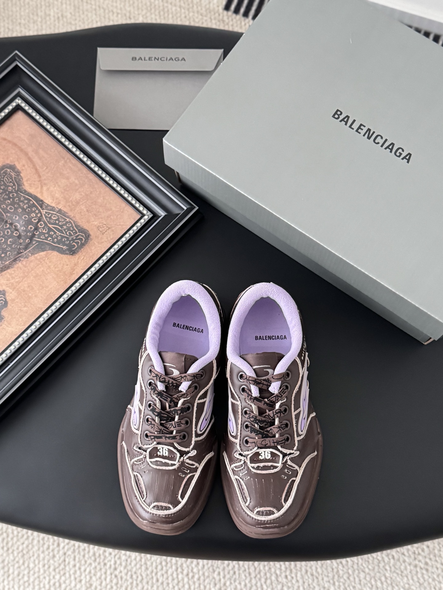 Balenciaga Hamptons Leisure Shoes: Cool Design with Graffiti Detail, Sizes 35-44 - 图片 9