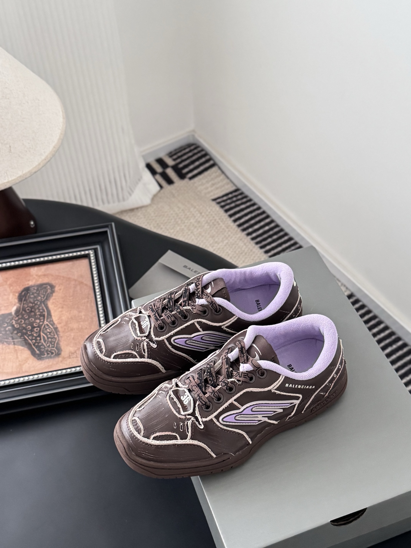 Balenciaga Hamptons Leisure Shoes: Cool Design with Graffiti Detail, Sizes 35-44 - 图片 8