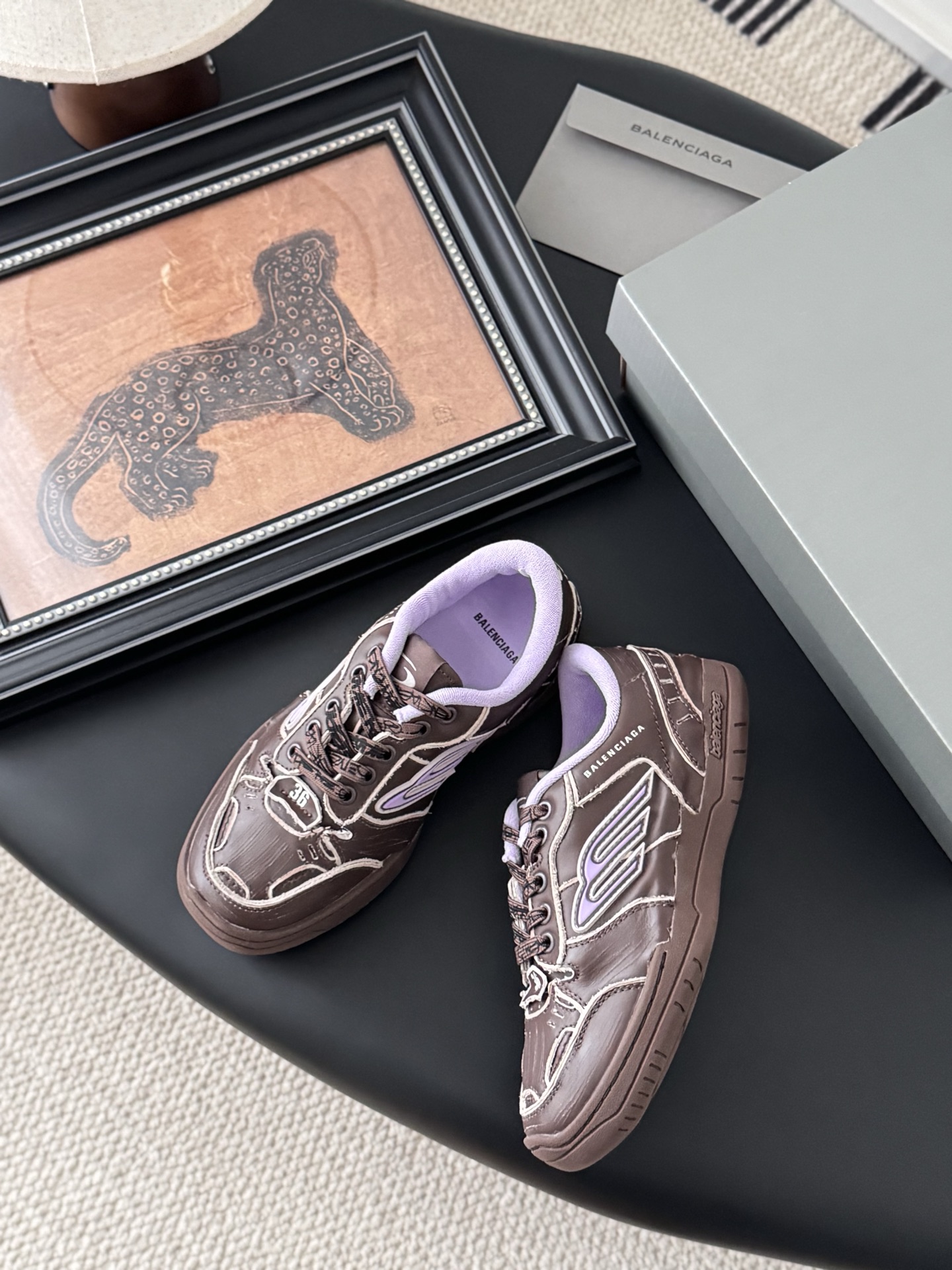 Balenciaga Hamptons Leisure Shoes: Cool Design with Graffiti Detail, Sizes 35-44 - 图片 2