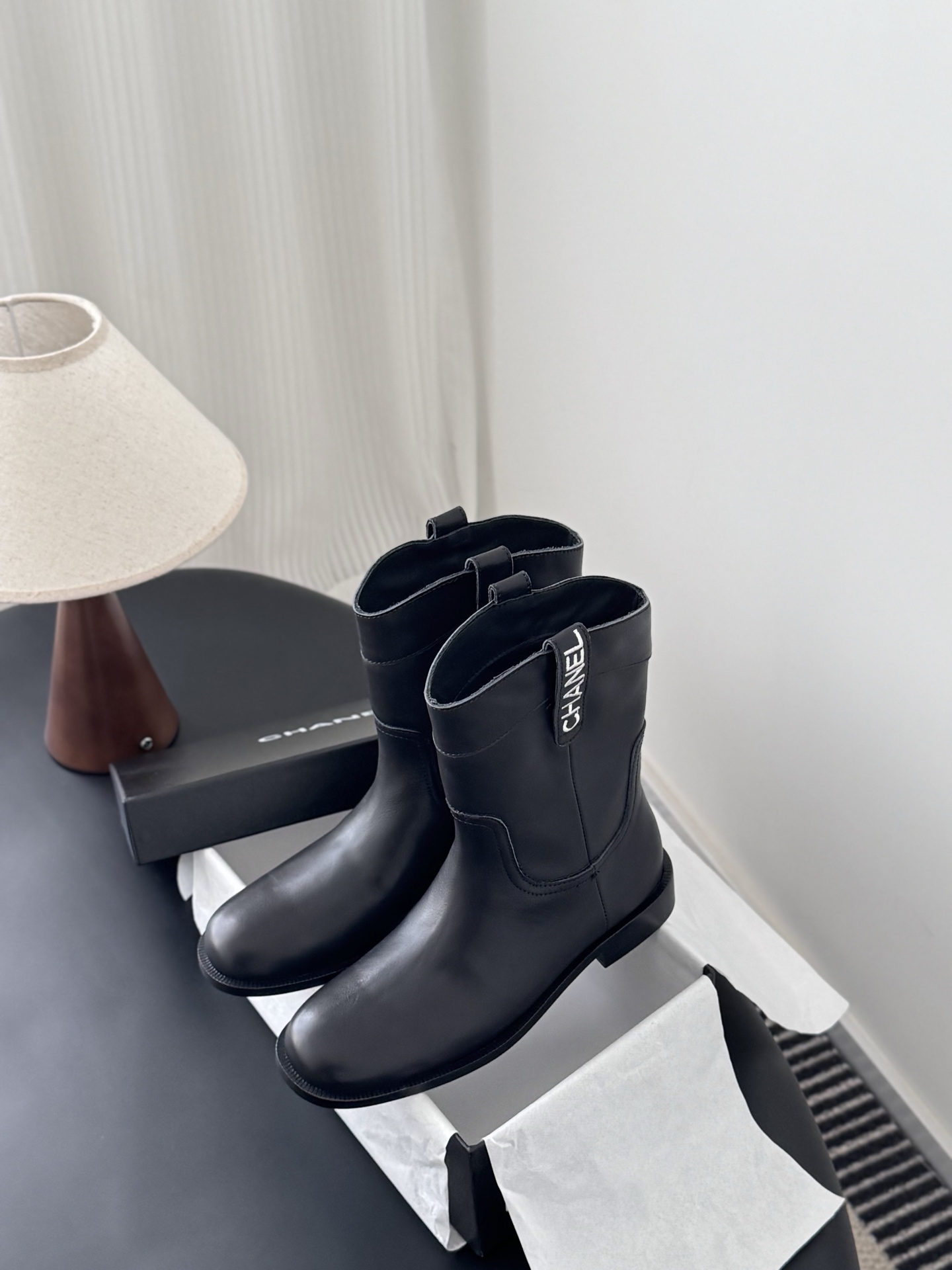 Elegant Ankle Boots in Calfskin with CC Hardware - Size 35-39 10 i1761433078811 2672 0 8