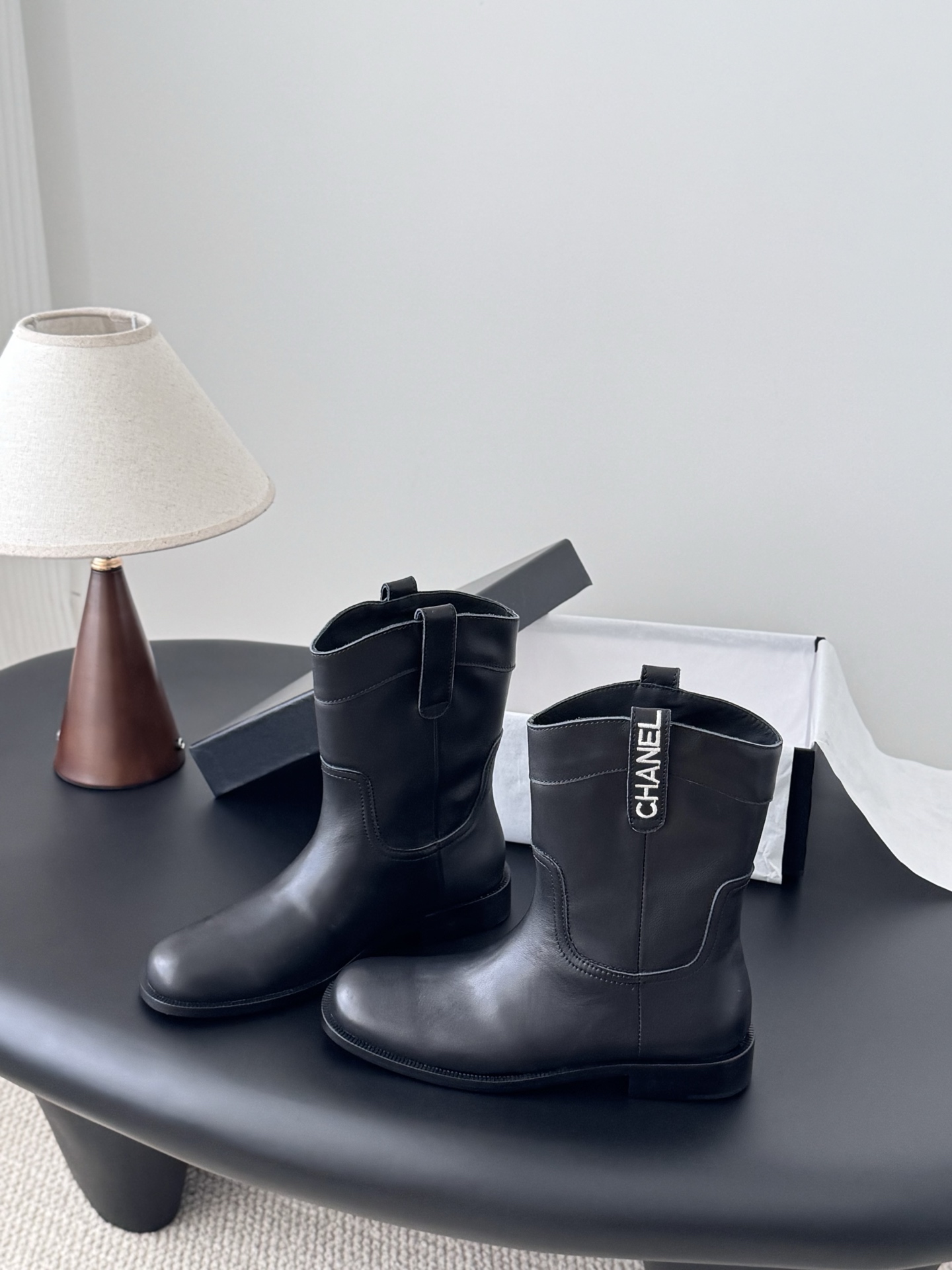Elegant Ankle Boots in Calfskin with CC Hardware - Size 35-39 3 i1761433078821 8884 0 1