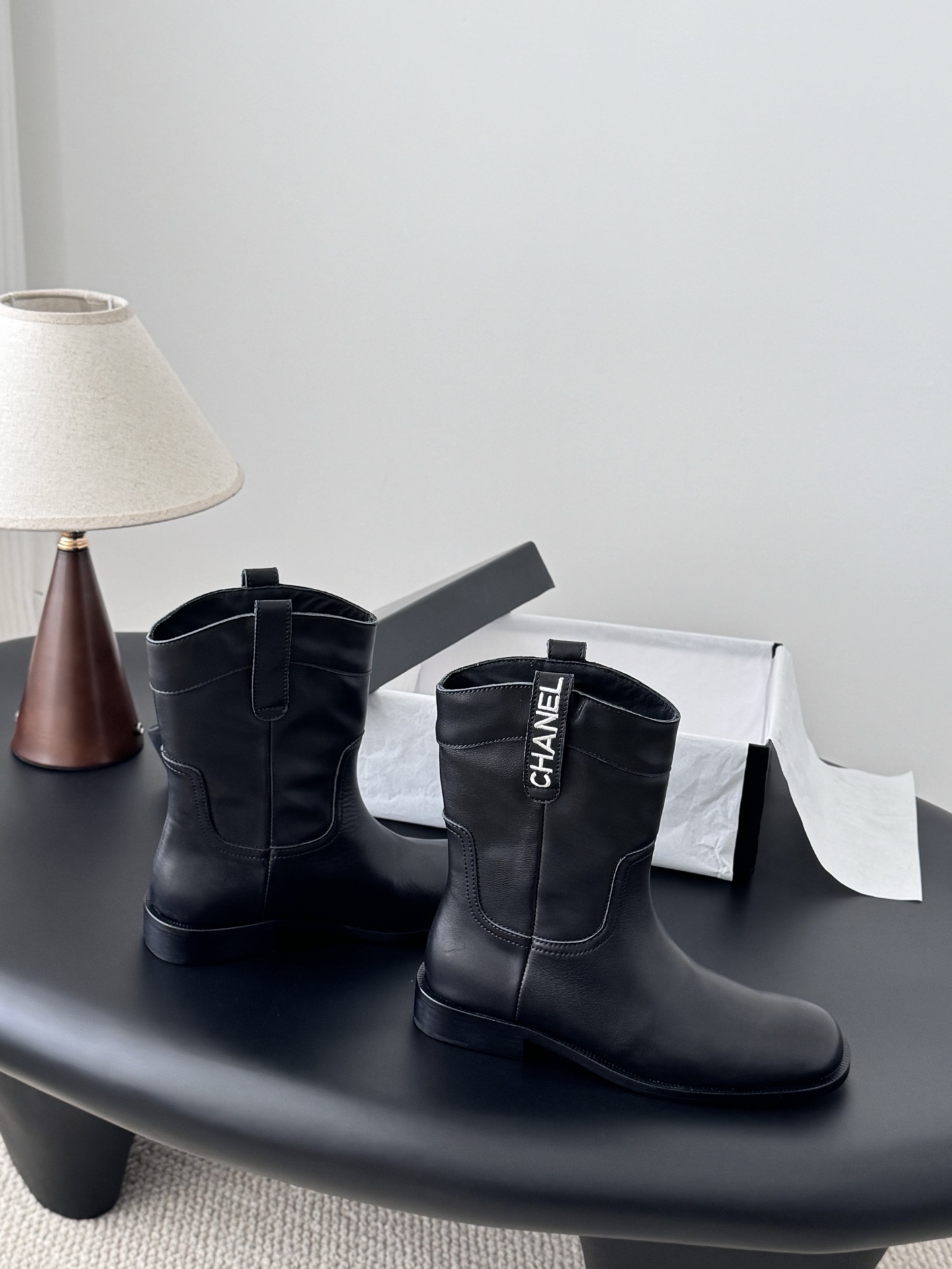 Elegant Ankle Boots in Calfskin with CC Hardware - Size 35-39 8 i1761433080345 7195 0 6