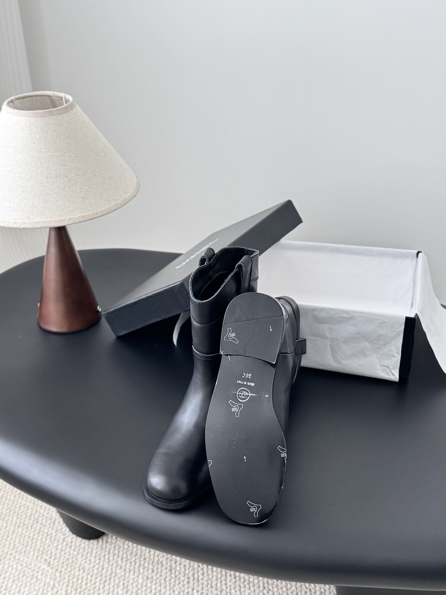 Elegant Ankle Boots in Calfskin with CC Hardware - Size 35-39 5 i1761433080353 8230 0 3