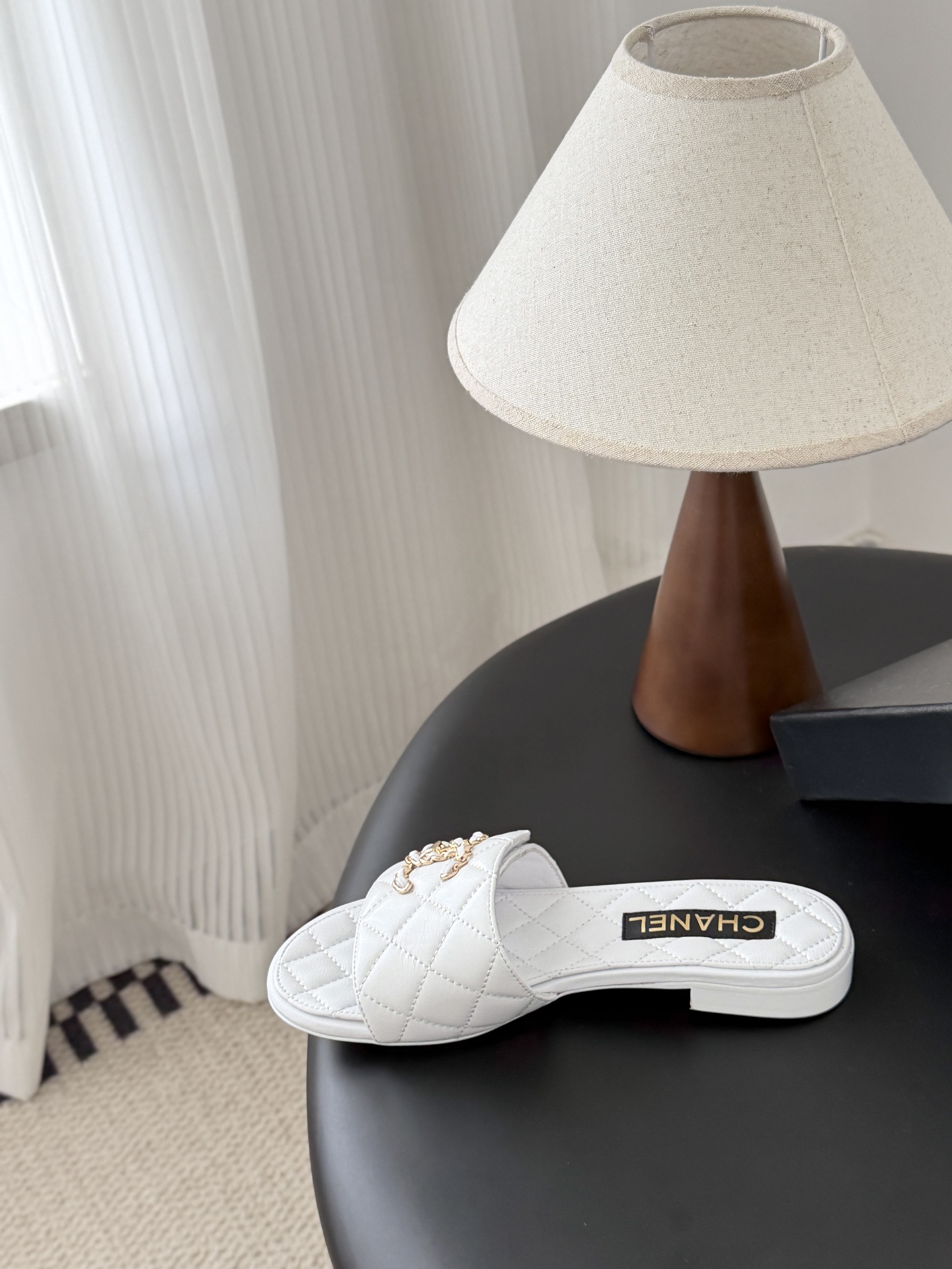 Chanel 26C春夏新款全系列链条拖鞋全系列首发 专柜有的我都有！高版本高品质鞋面牛皮/原版面料 内