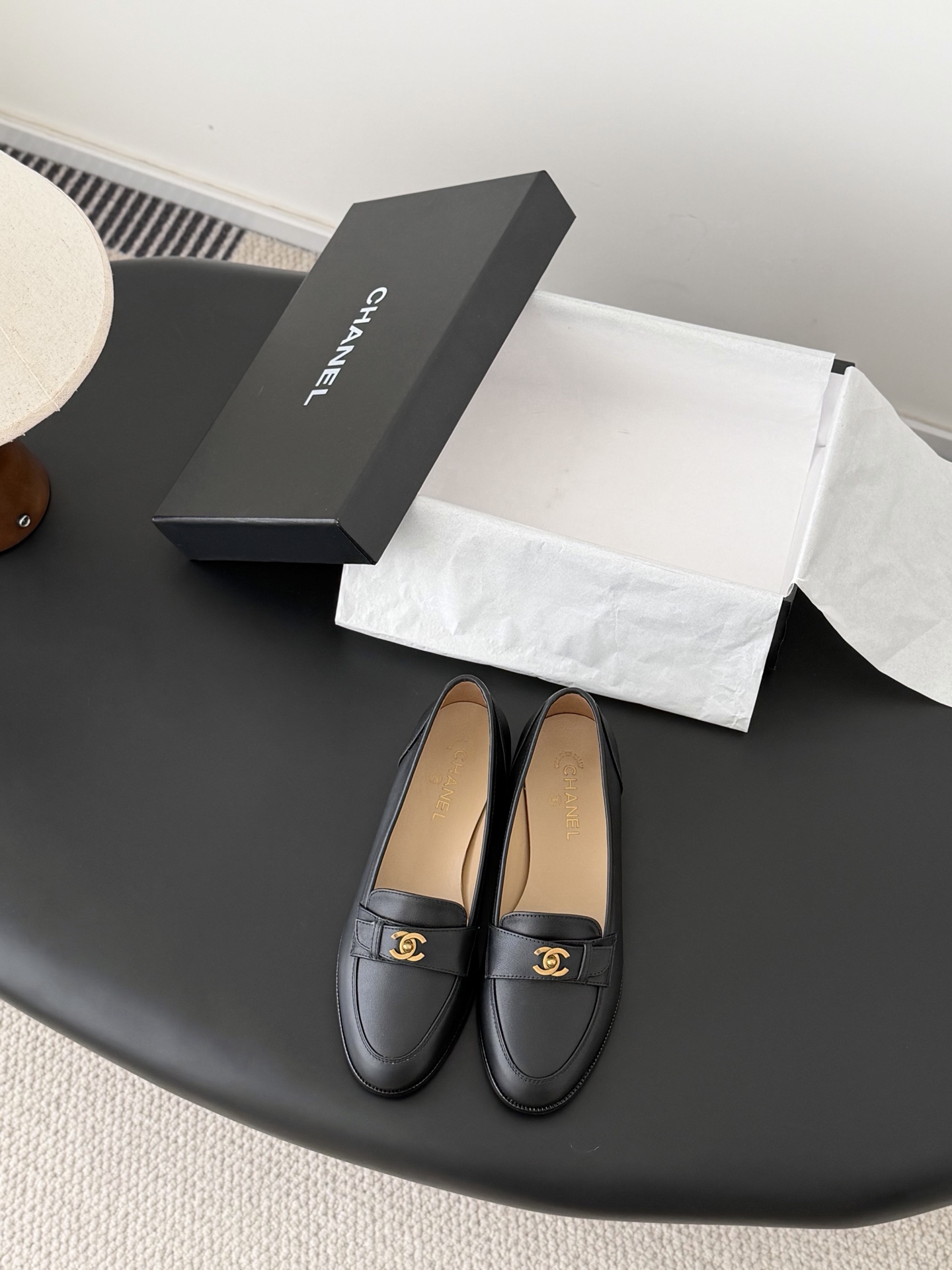 Chanel Chanel新款双C扣乐福鞋