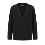 Balenciaga Clothing Cardigans Knit Sweater Black Unisex Cotton Knitted Knitting Wool Fall Collection