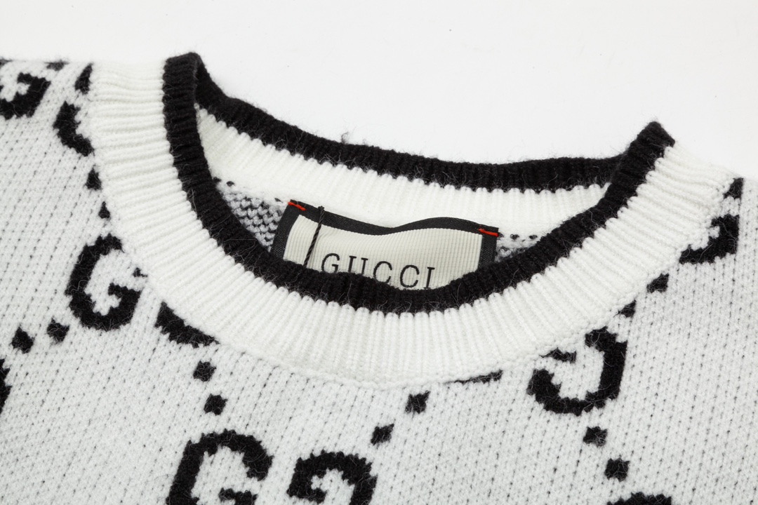 SS24 GUCCI-styled Sweaters: Top Quality Coloured Wool Line, Soft Silk Touch. - 图片 2