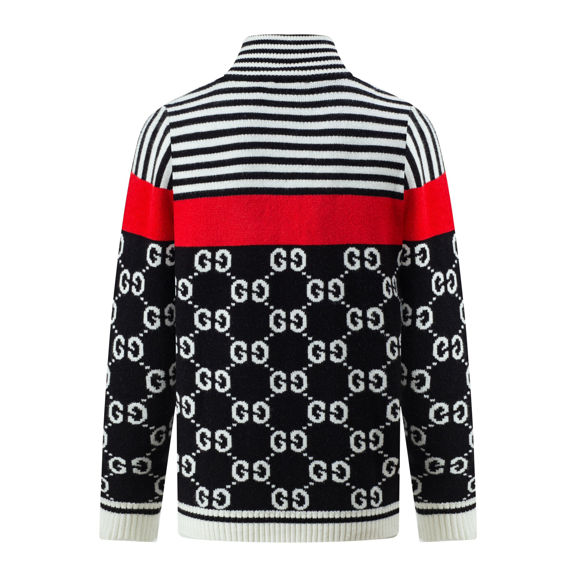 GUCCI Striped Long-Sleeved Jackets: Top-of-the-Line Fashion for All Sizes - 图片 2