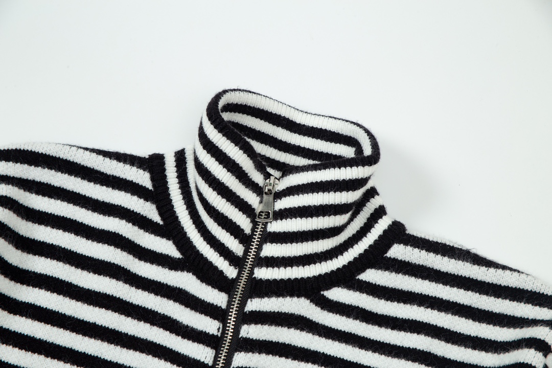 GUCCI Striped Long-Sleeved Jackets: Top-of-the-Line Fashion for All Sizes - 图片 3