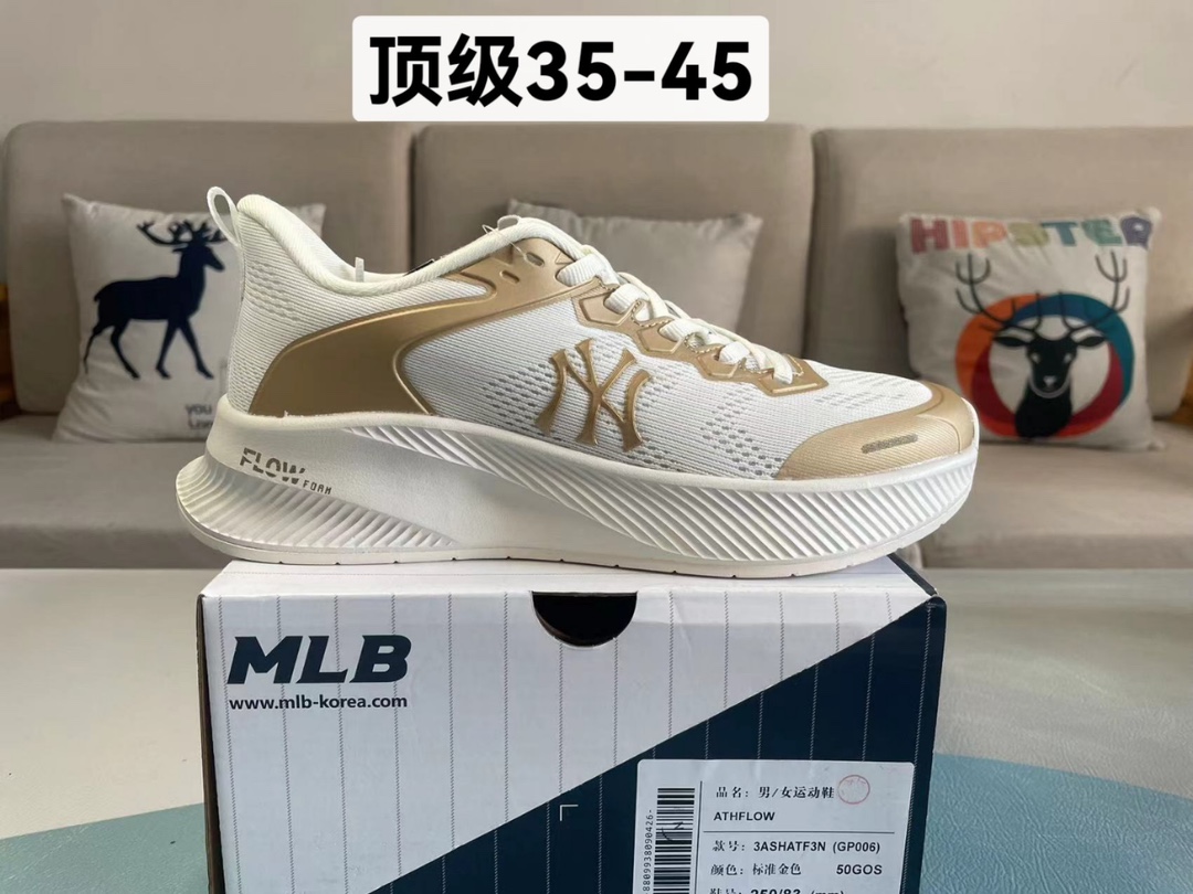 MLB登月系列顶级新品2024MLB复古小白鞋[庆祝]市面上唯一顶级纯原版本原材料打造[庆祝]原楦原档案