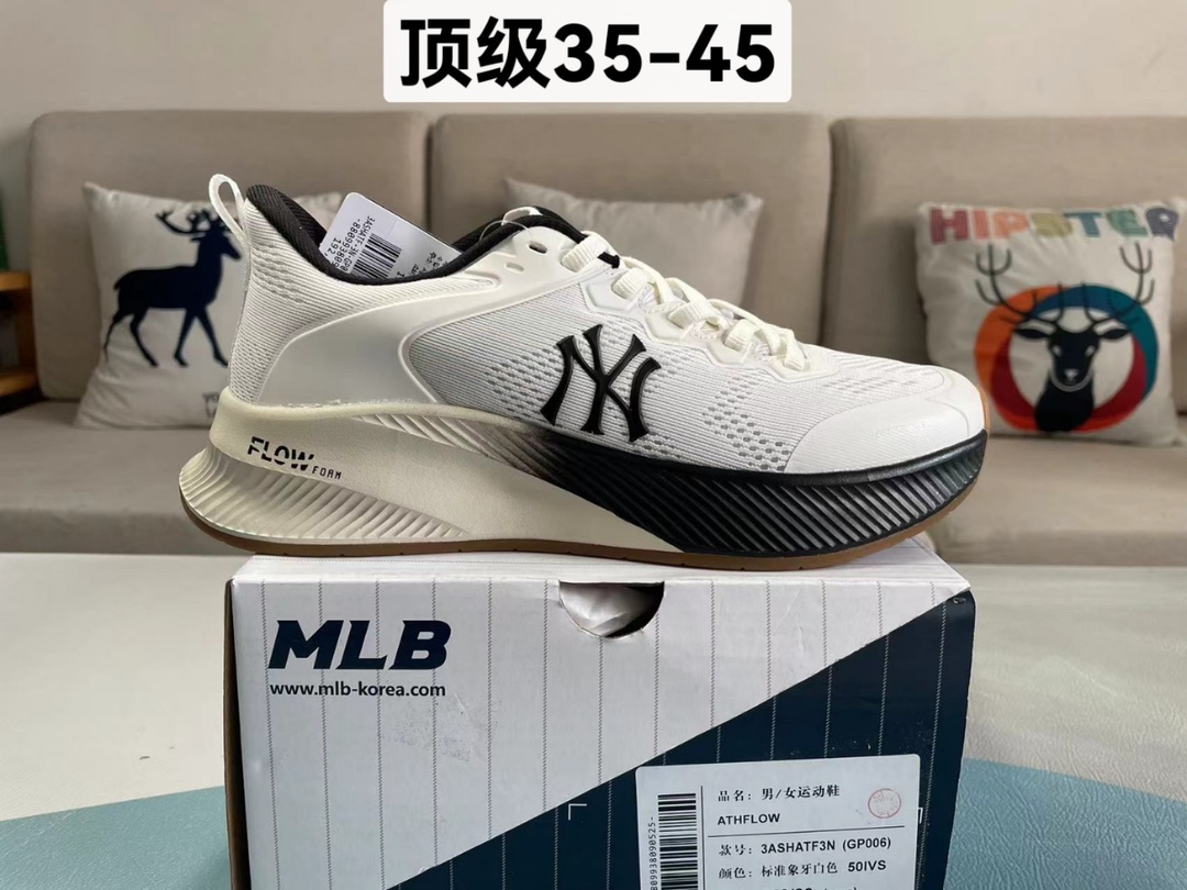 MLB登月系列顶级新品2024MLB复古小白鞋[庆祝]市面上唯一顶级纯原版本原材料打造[庆祝]原楦原档案