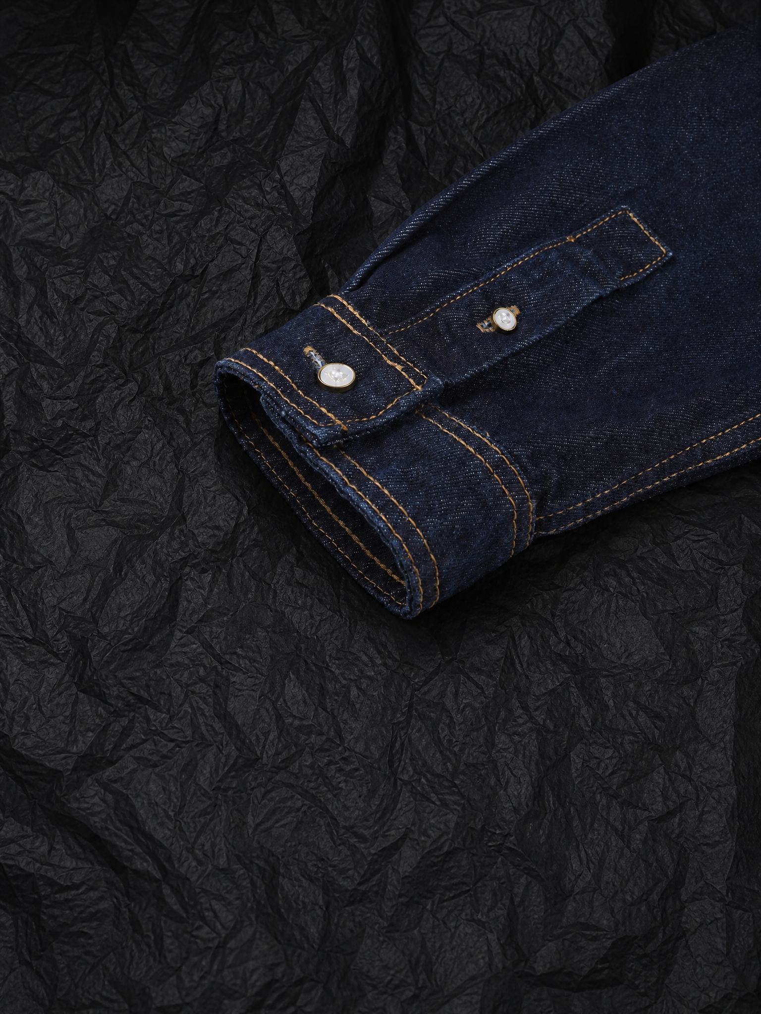 Louis Vuitton Lv 26SS 棉质翻领牛仔衬衫