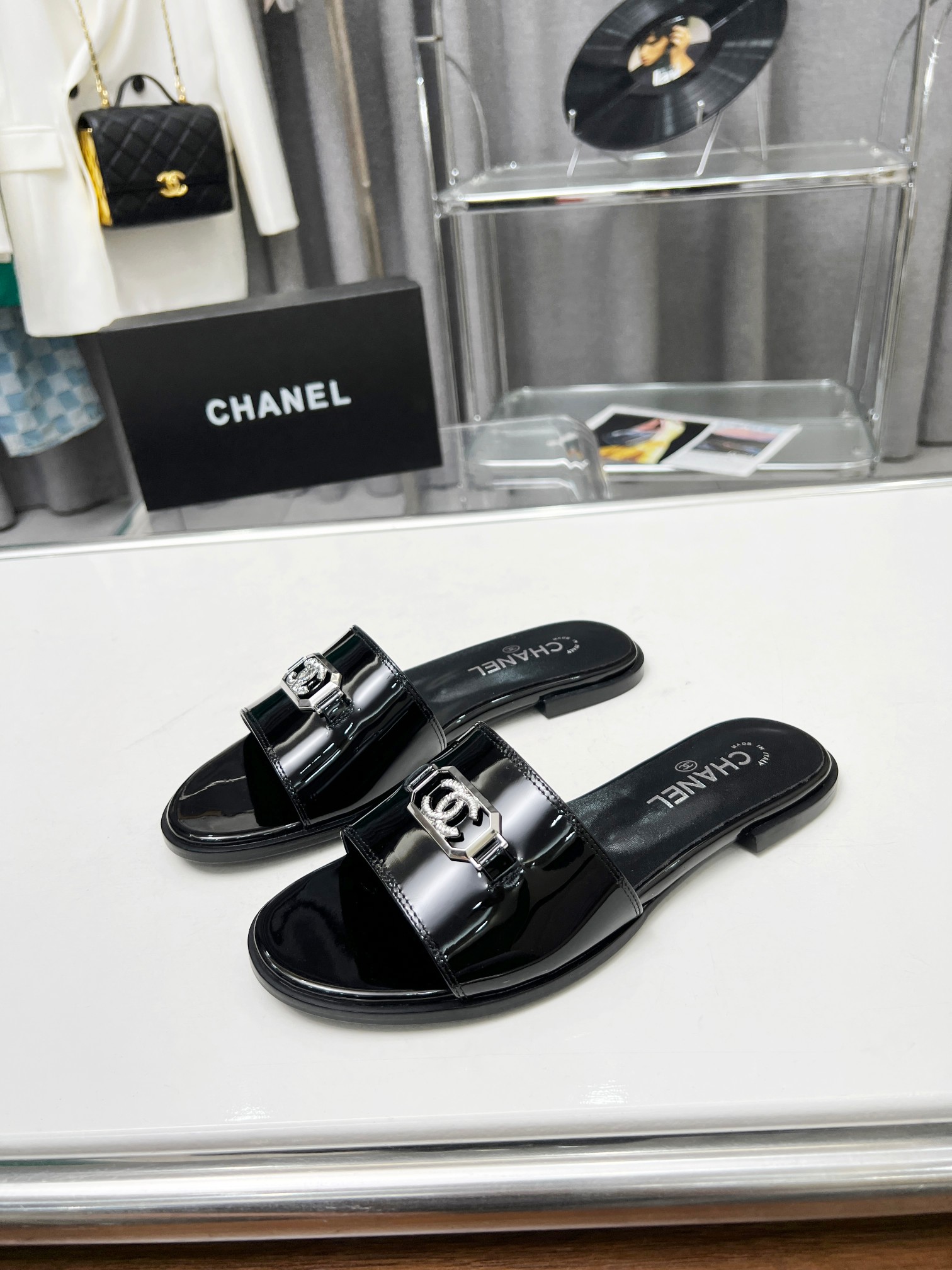 Chanel Shoes Slippers Unsurpassed Quality
 Cowhide Genuine Leather Rubber Sheepskin