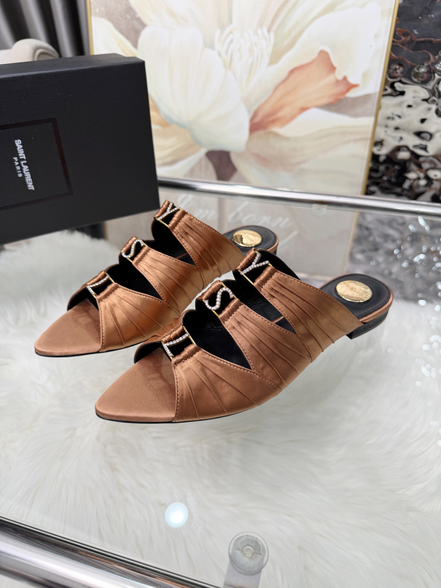 圣罗兰 Saint Laurent 经典高奢皮鞋男鞋女鞋鞋履高跟鞋 #BA6C9C41 5