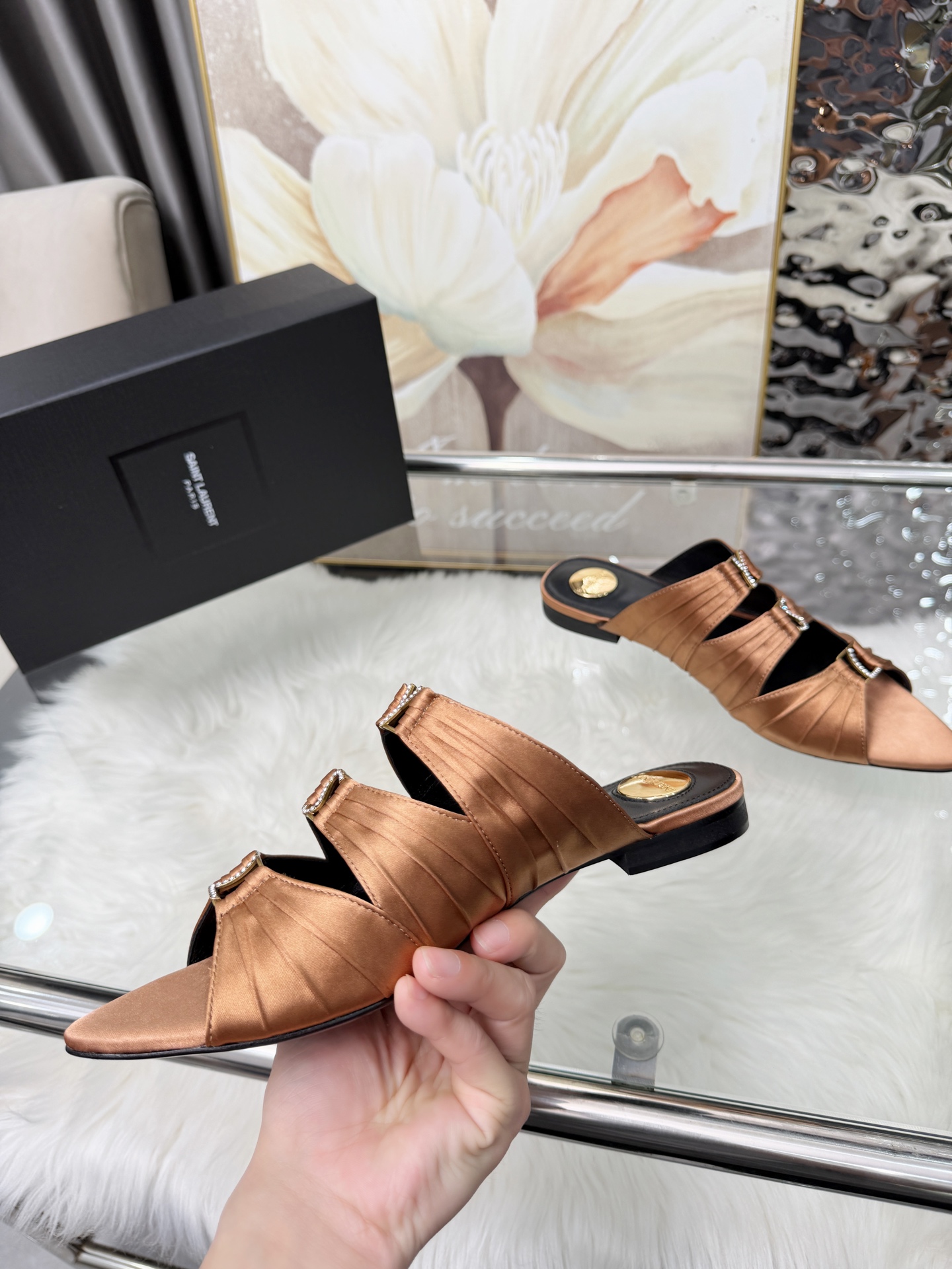 圣罗兰 Saint Laurent 经典高奢皮鞋男鞋女鞋鞋履高跟鞋 #BA6C9C41 3