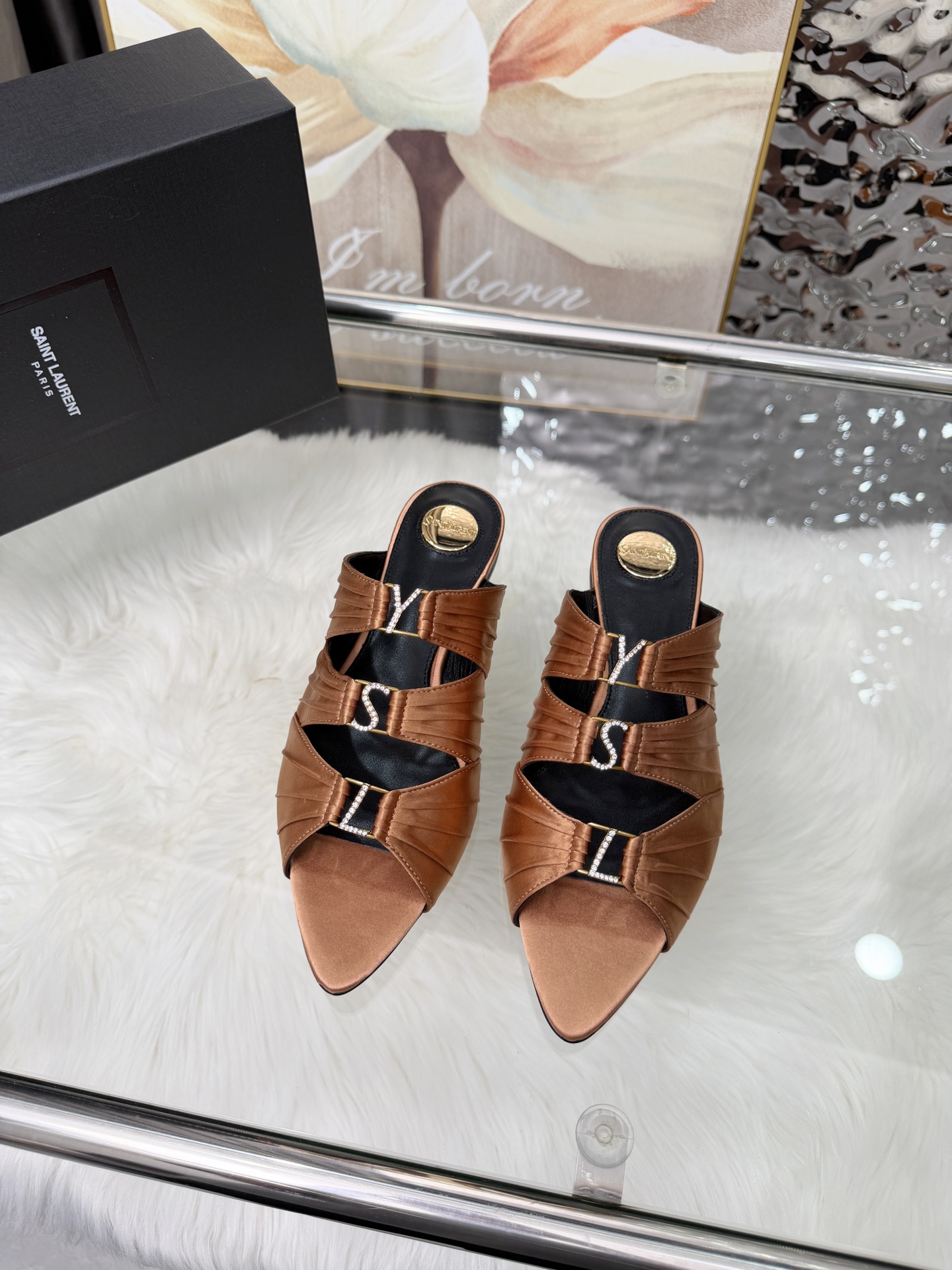 圣罗兰 Saint Laurent 经典高奢皮鞋男鞋女鞋鞋履高跟鞋 #BA6C9C41 7