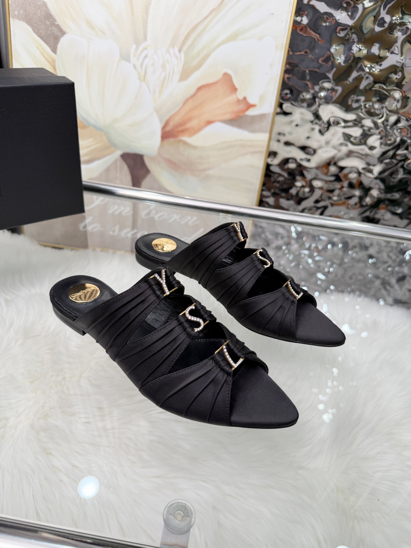 Saint Laurent Classic Luxury Leather Shoe Loafer Shoes Ref 6