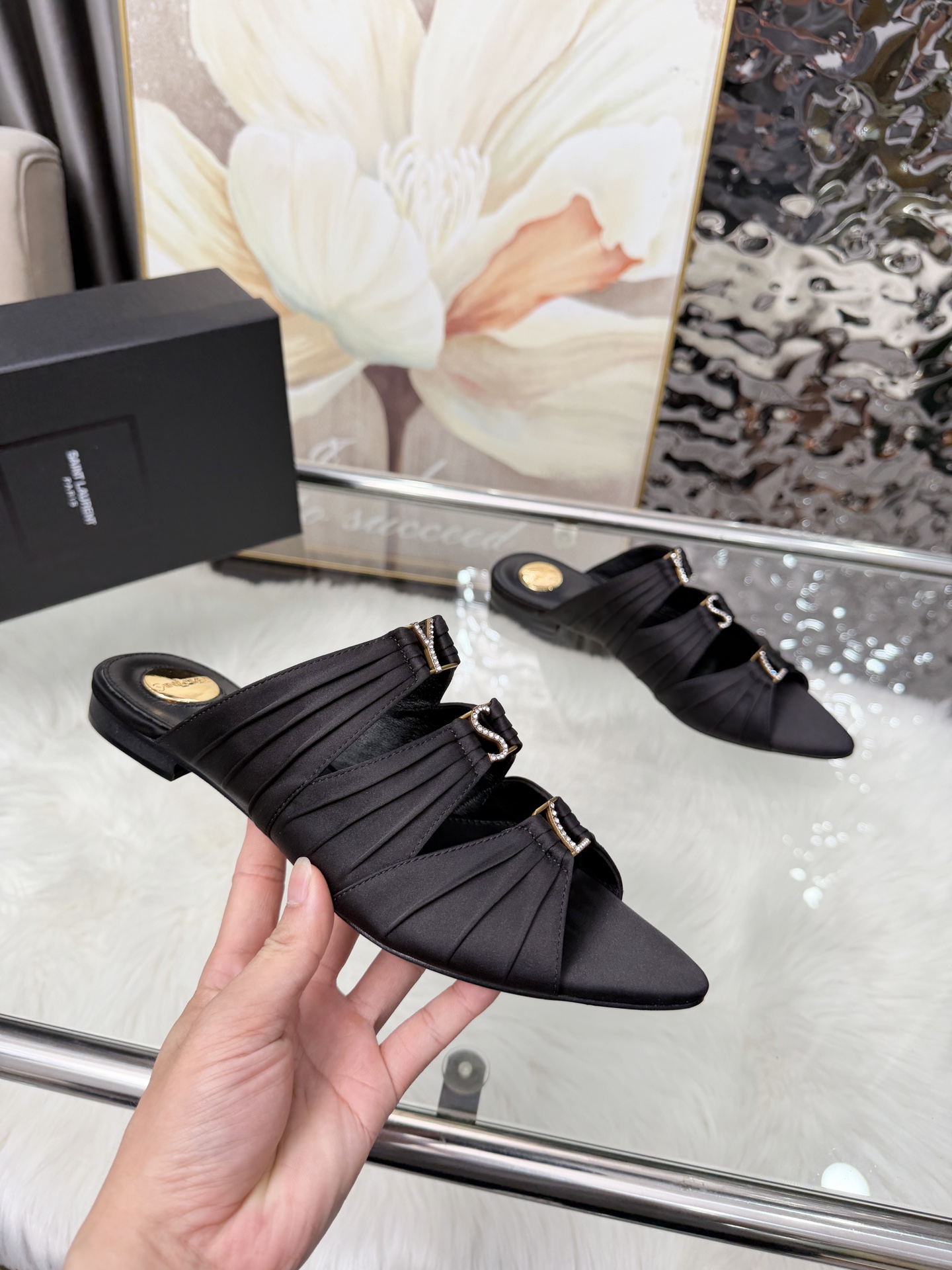 Saint Laurent Classic Luxury Leather Shoe Loafer Shoes Ref 3