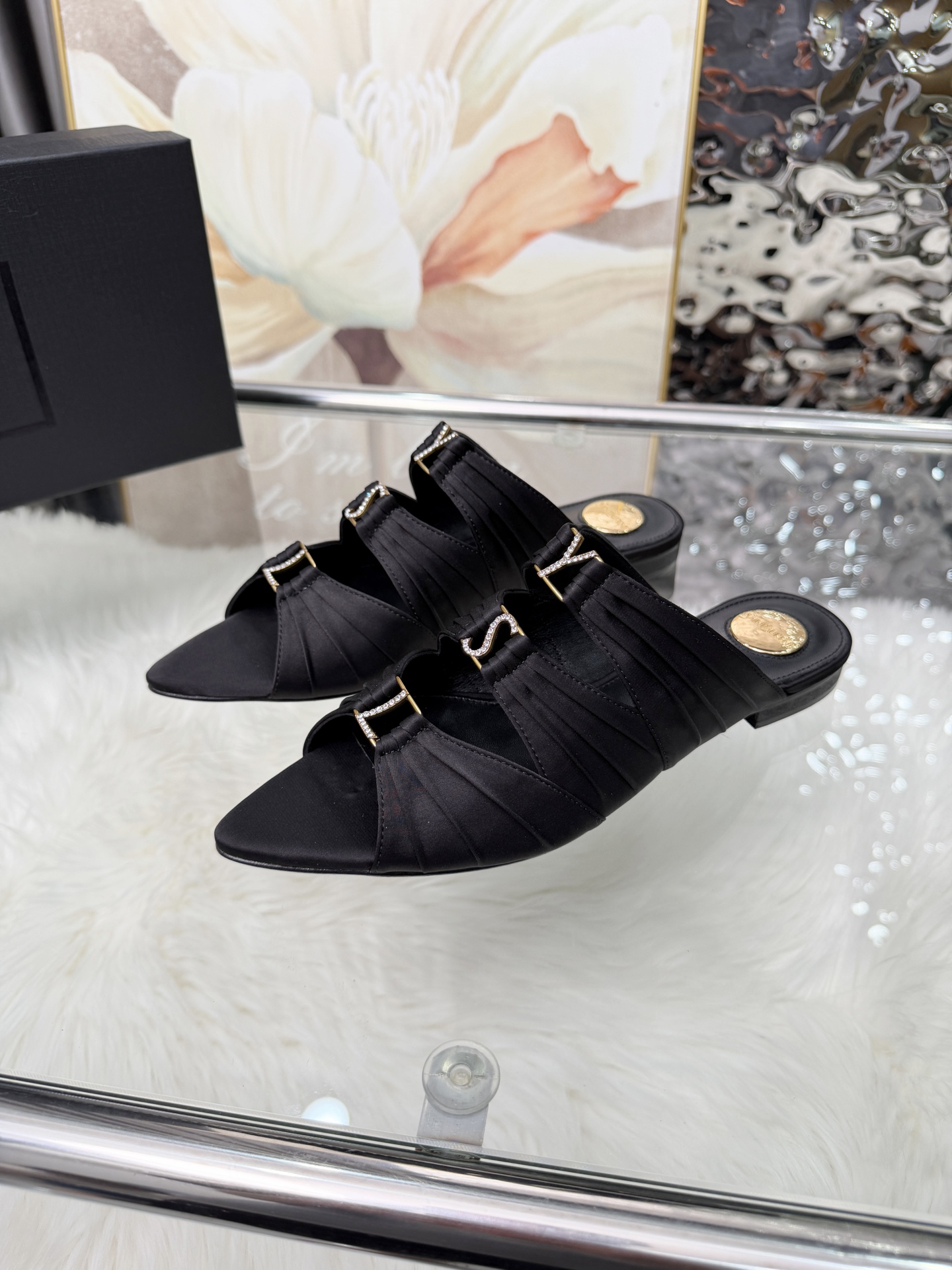 Saint Laurent Classic Luxury Leather Shoe Loafer Shoes Ref 7