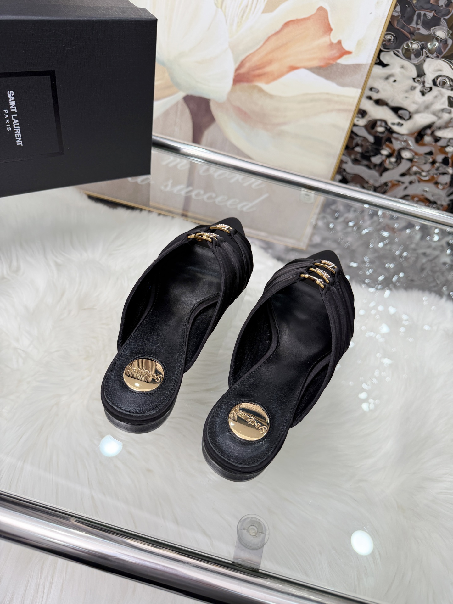 Saint Laurent Classic Luxury Leather Shoe Loafer Shoes Ref 5