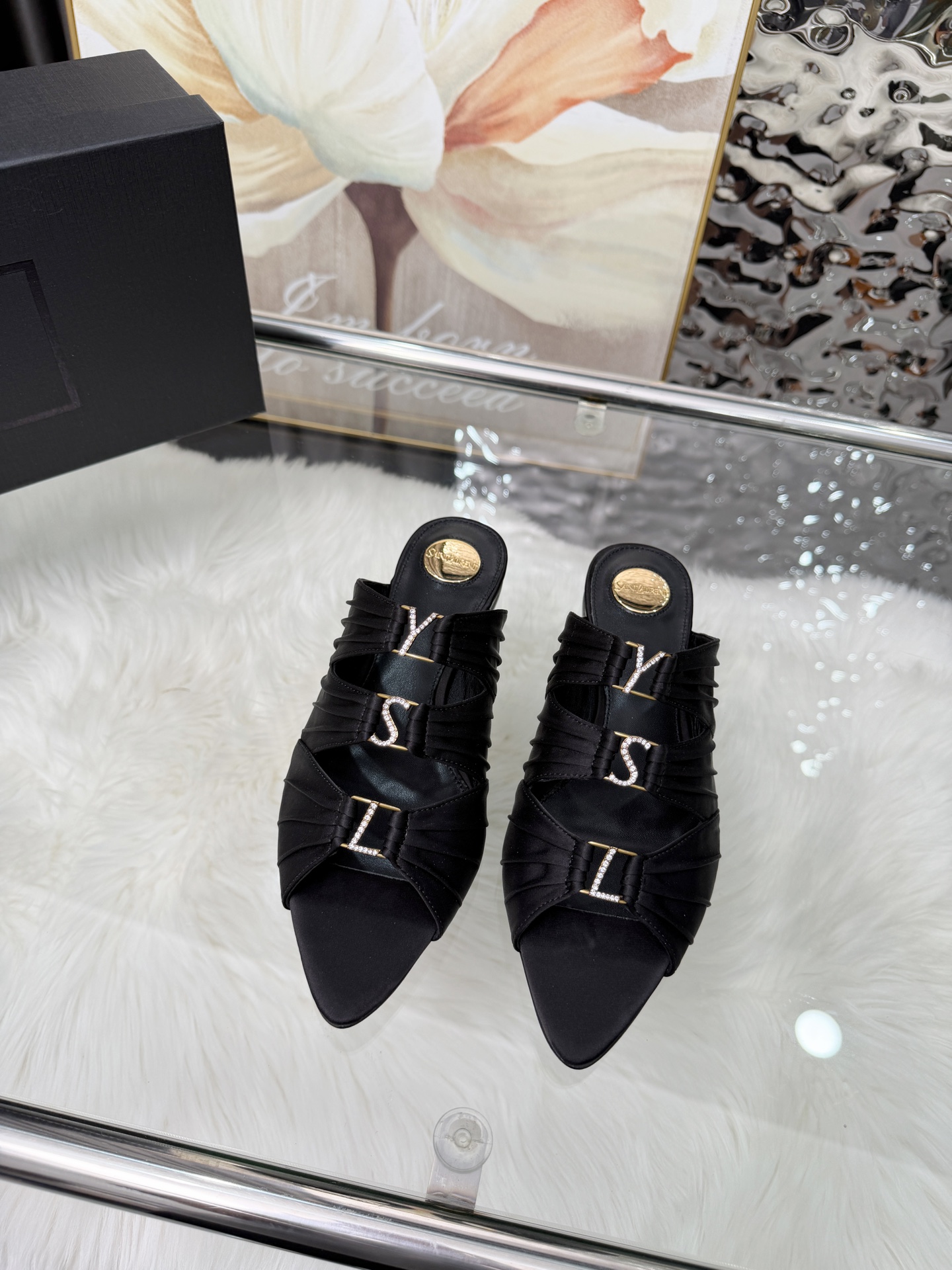 Saint Laurent Classic Luxury Leather Shoe Loafer Shoes Ref 9