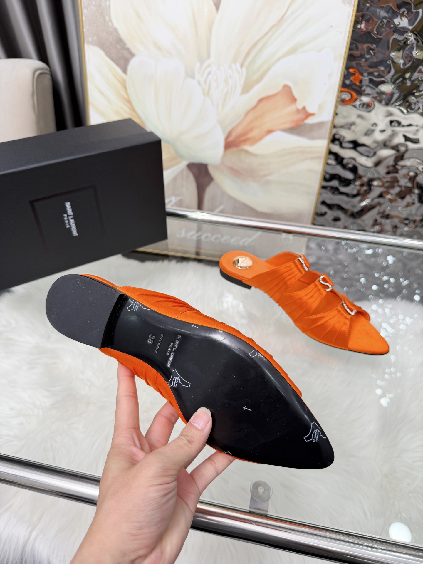 Saint Laurent Classic Luxury Leather Shoe Loafer Shoes Ref 9