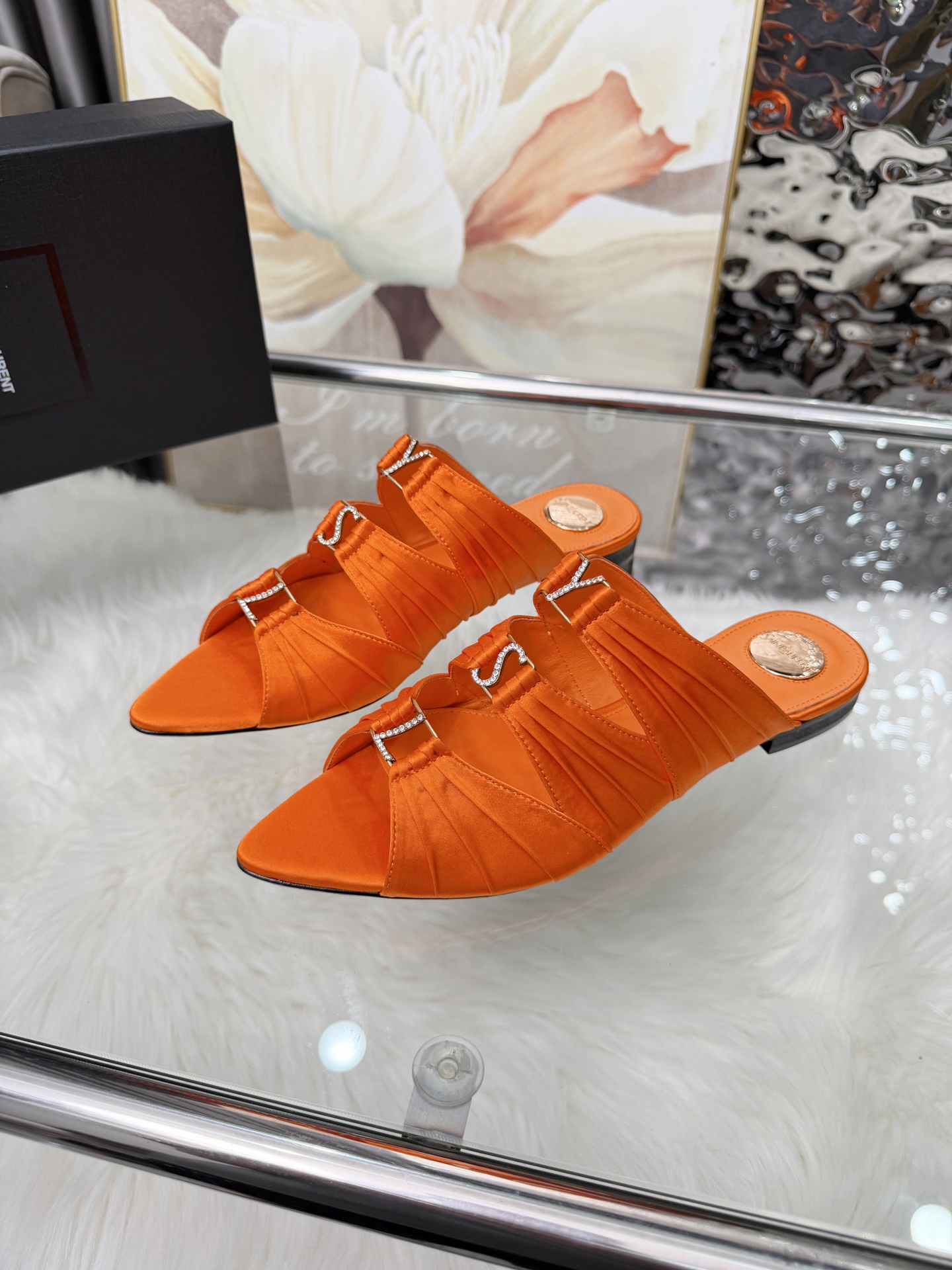 Saint Laurent Classic Luxury Leather Shoe Loafer Shoes Ref 5