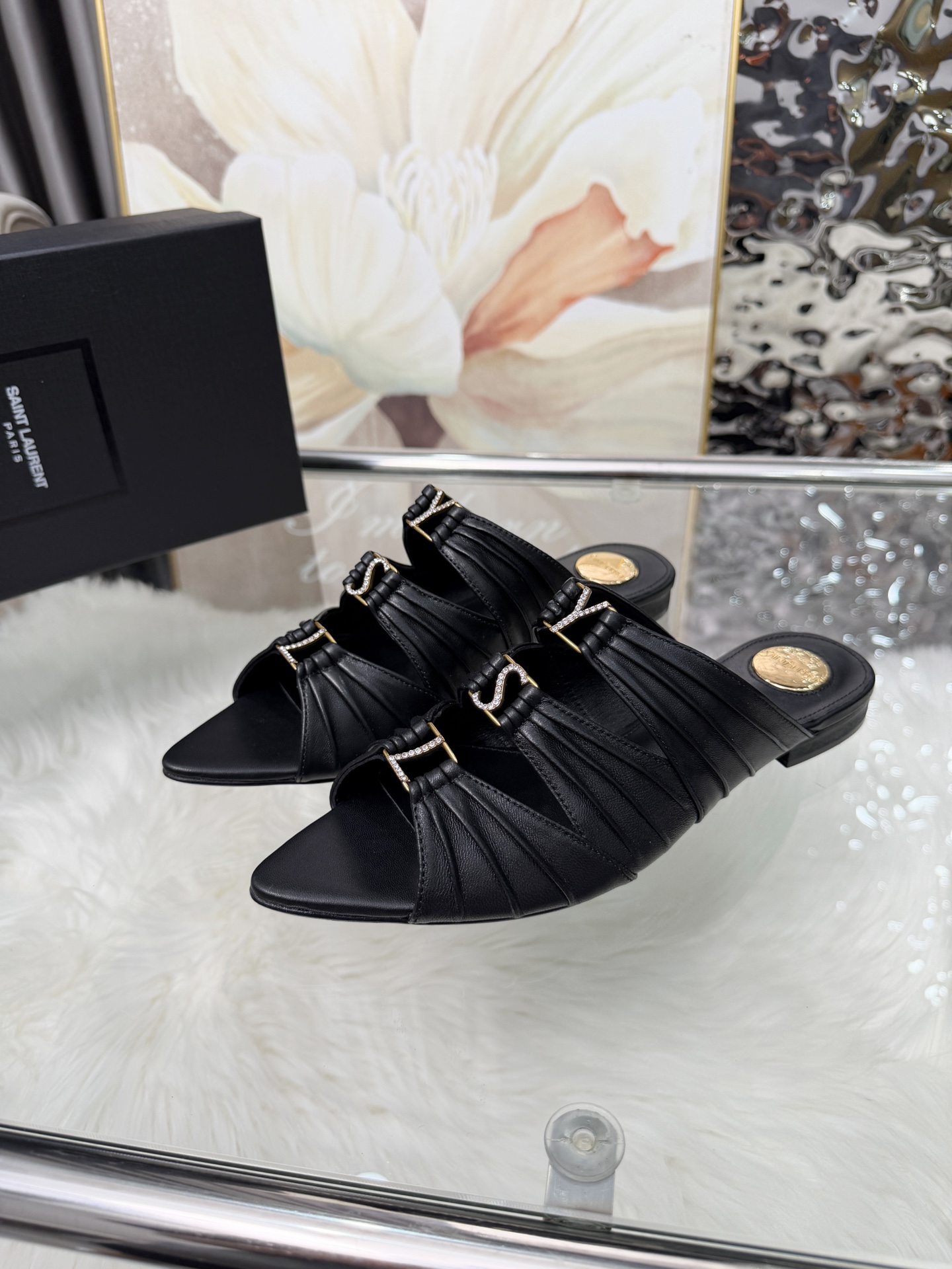 Saint Laurent Classic Luxury Leather Shoe Loafer Shoes Ref.93687615 6