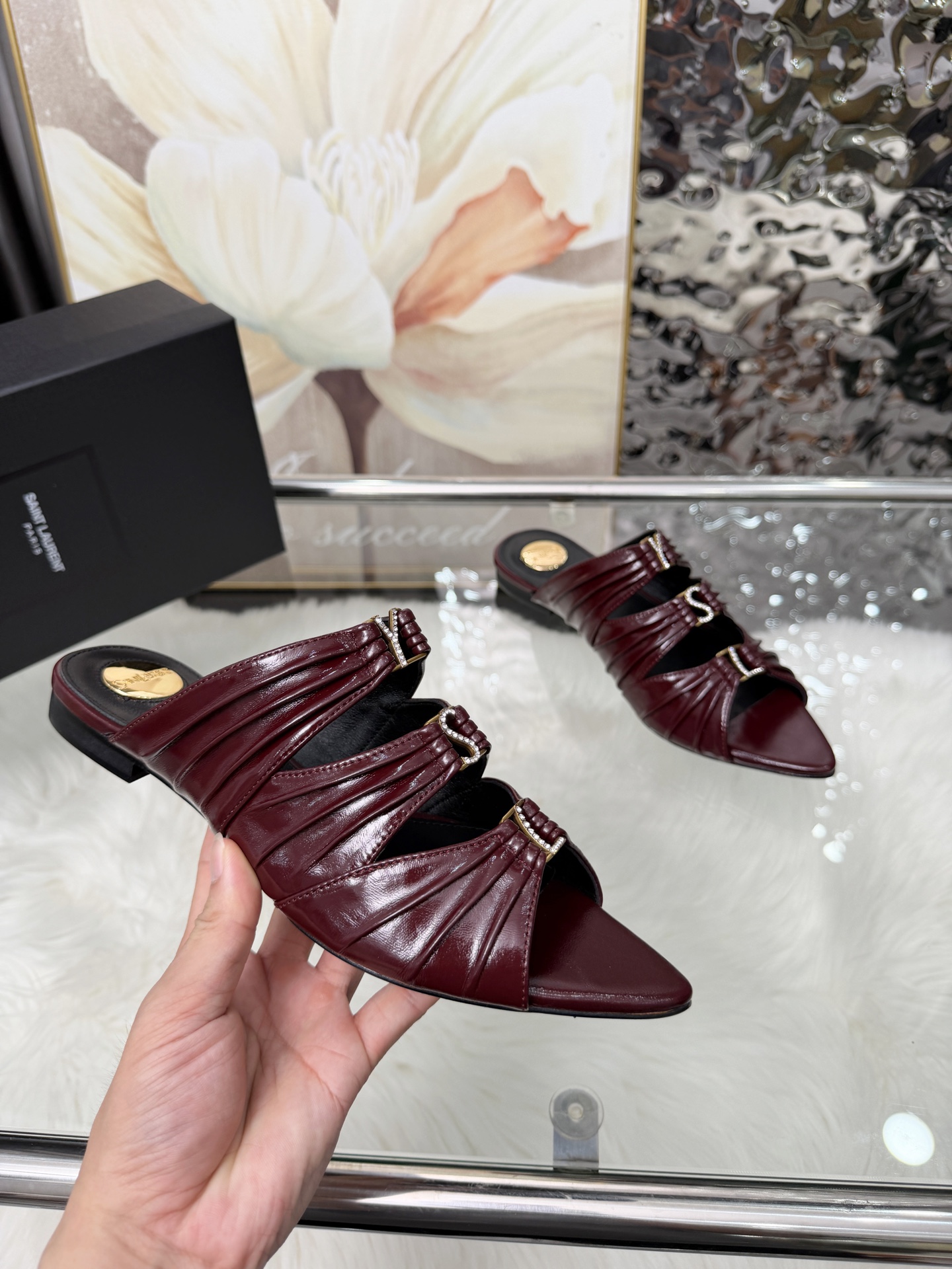 Saint Laurent Classic Luxury Leather Shoe Loafer Shoes Ref.2F69304B 7