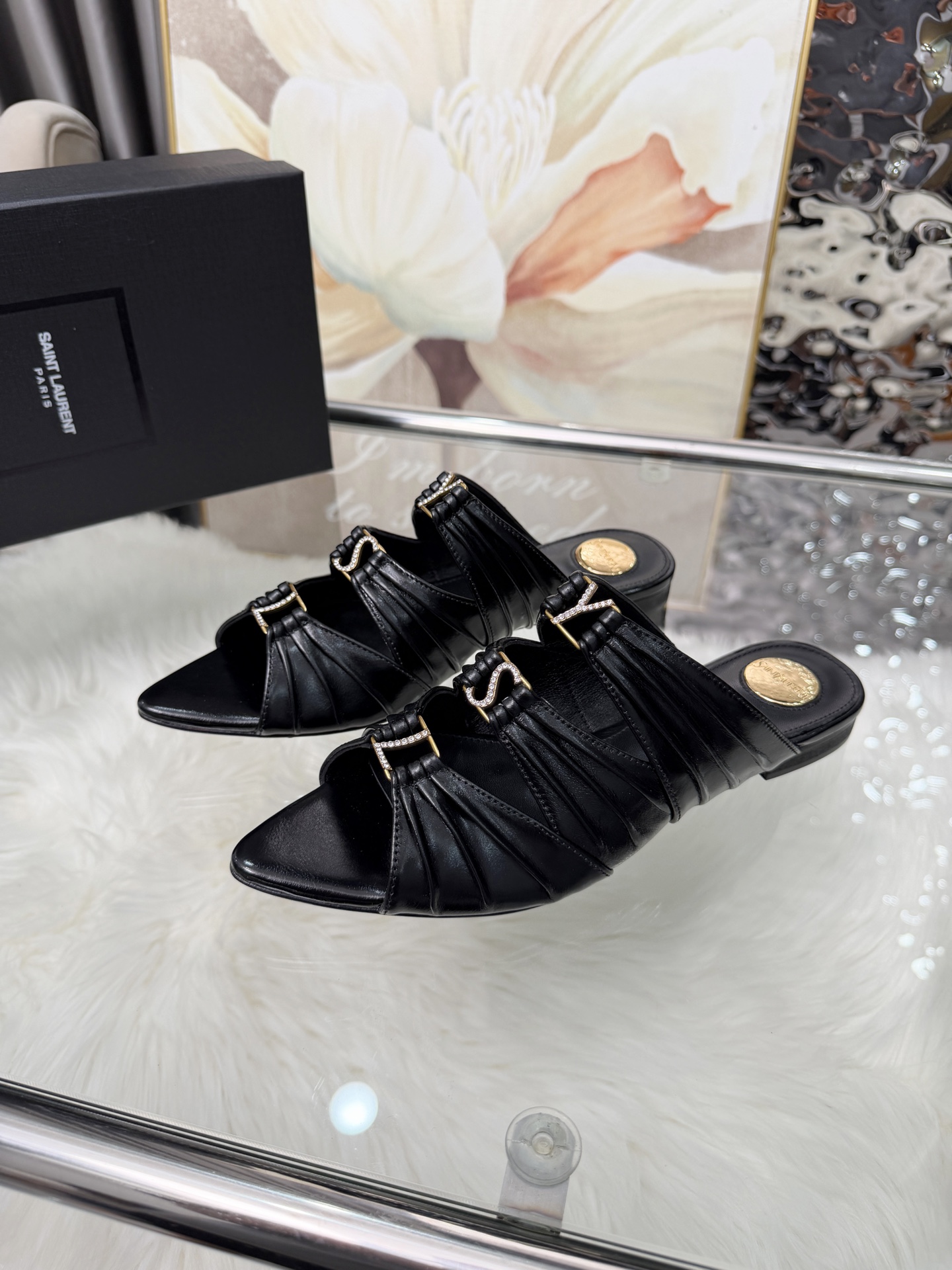 Saint Laurent Classic Luxury Leather Shoe Loafer Shoes Ref.7E86EFA6 9
