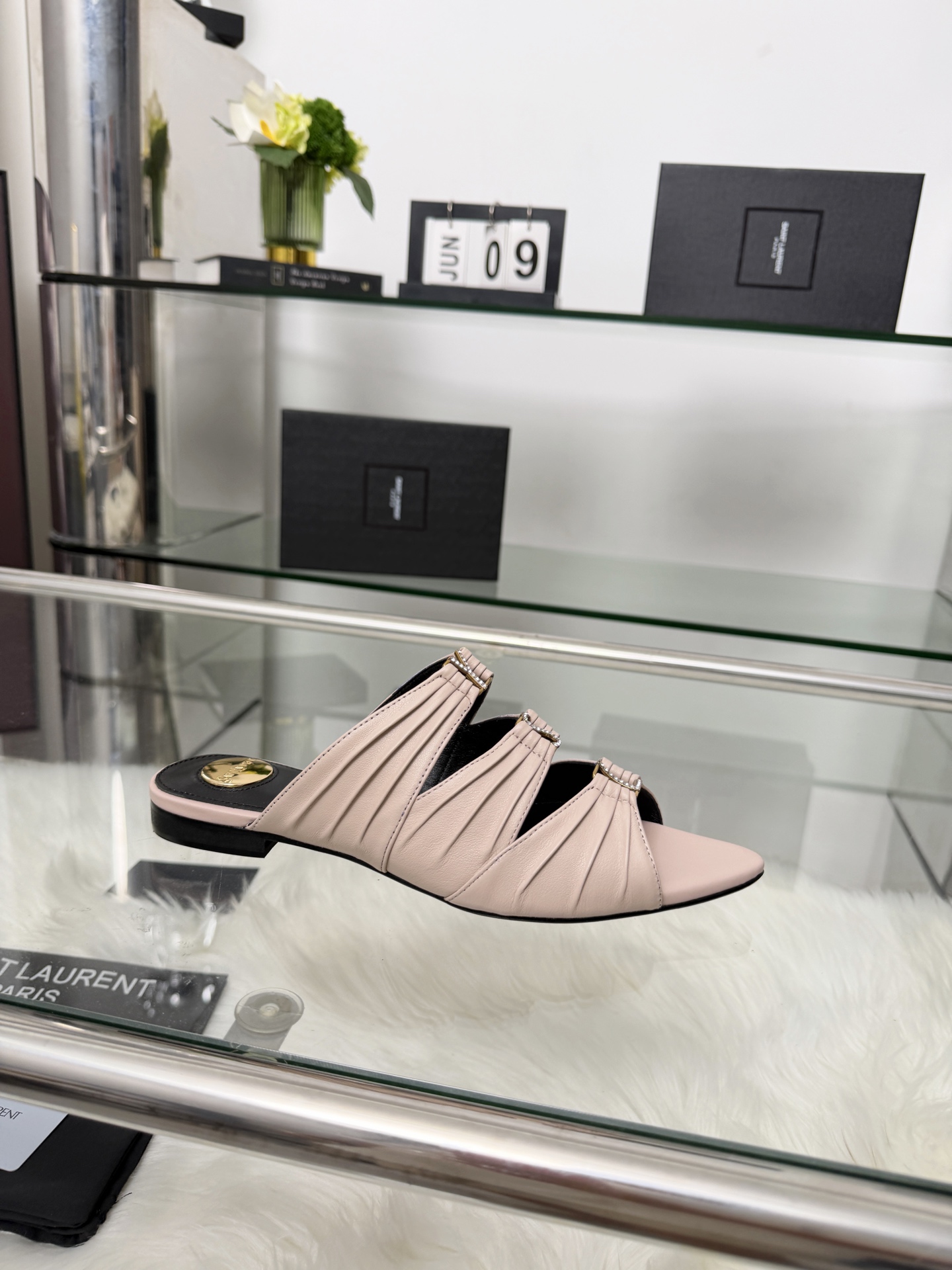 Saint Laurent Classic Luxury Leather Shoe Loafer Shoes Ref 8