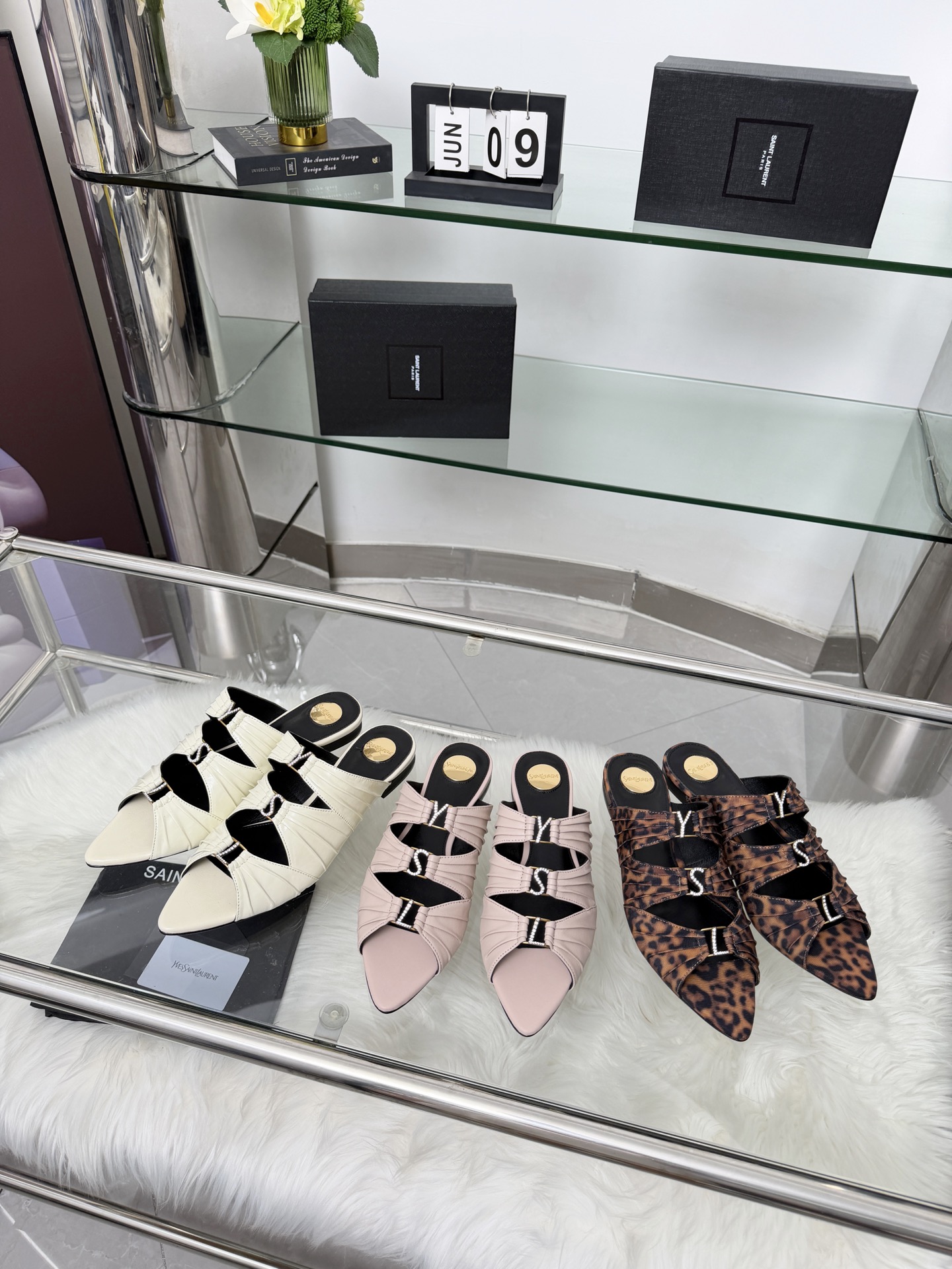 Saint Laurent Classic Luxury Leather Shoe Loafer Shoes Ref 9