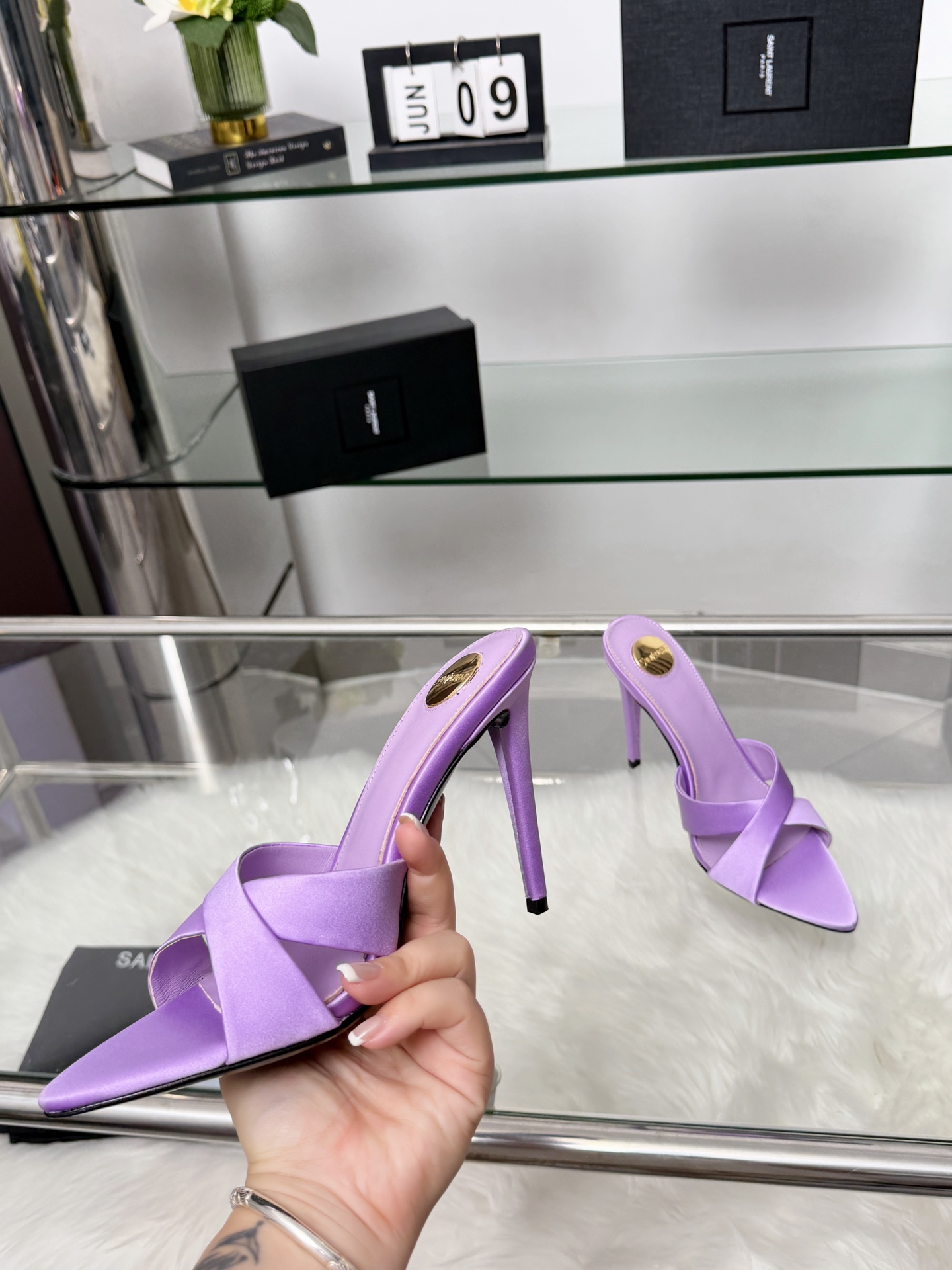 圣罗兰 Saint Laurent 经典高奢皮鞋男鞋女鞋鞋履高跟鞋 #879B073B 8