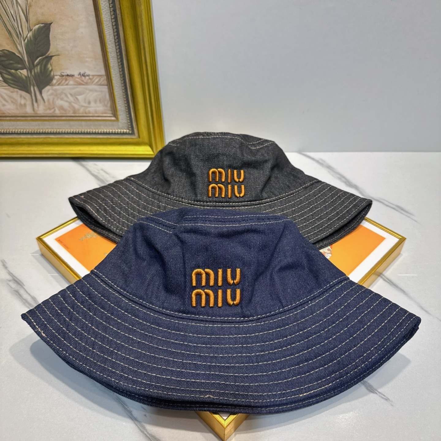 劲爆款【MIUMIU 缪缪】经典日韩休闲牛仔潮流渔夫帽🎩时尚大气❤️❤️❤️百搭爆款🔥🔥🔥美女必入之款配