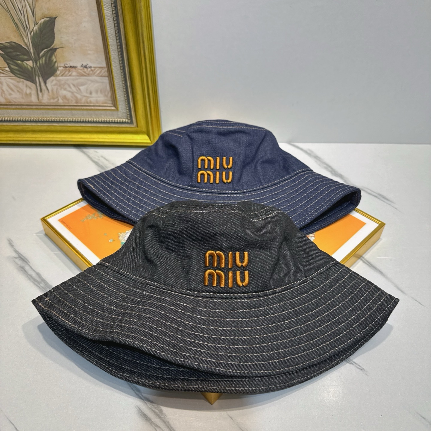 劲爆款【MIUMIU 缪缪】经典日韩休闲牛仔潮流渔夫帽🎩时尚大气❤️❤️❤️百搭爆款🔥🔥🔥美女必入之款配
