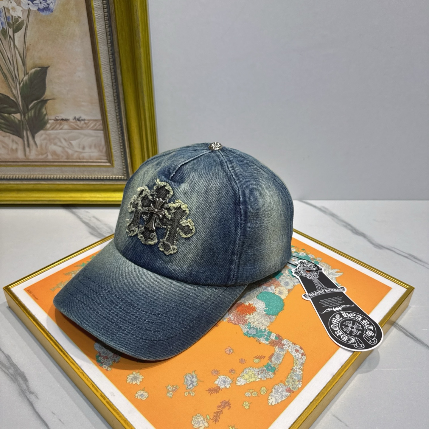 劲爆春夏新款【克罗心】原单官网同款纯棉棒球帽🧢，全钢五金欧美重工手法，曰韩潮流，时尚大气，美女必入款❤️