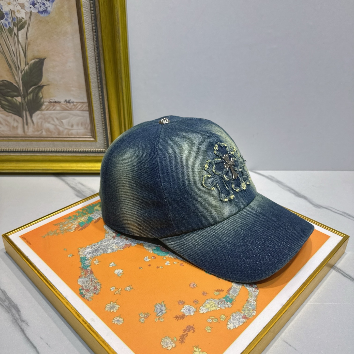 劲爆春夏新款【克罗心】原单官网同款纯棉棒球帽🧢，全钢五金欧美重工手法，曰韩潮流，时尚大气，美女必入款❤️