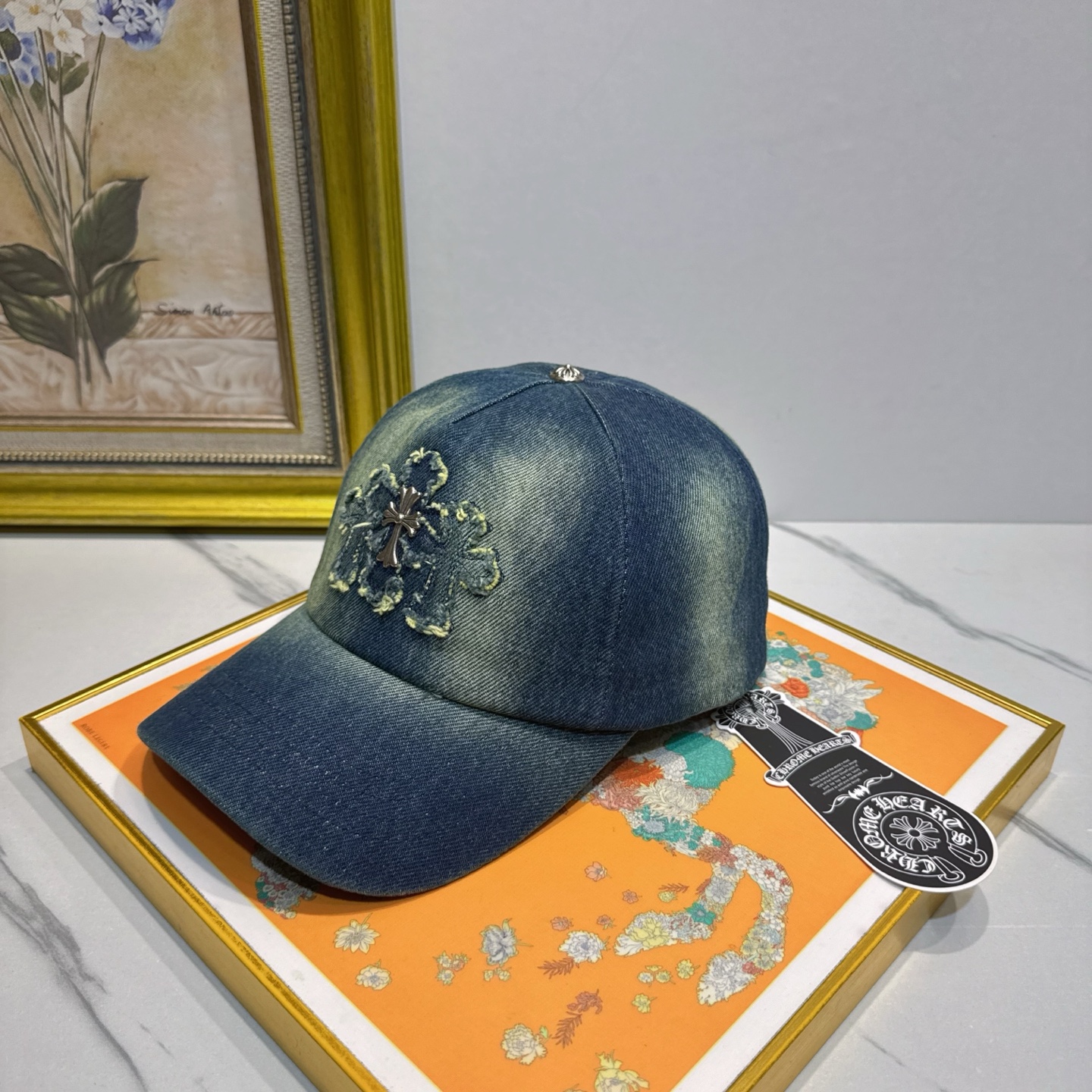 劲爆春夏新款【克罗心】原单官网同款纯棉棒球帽🧢，全钢五金欧美重工手法，曰韩潮流，时尚大气，美女必入款❤️
