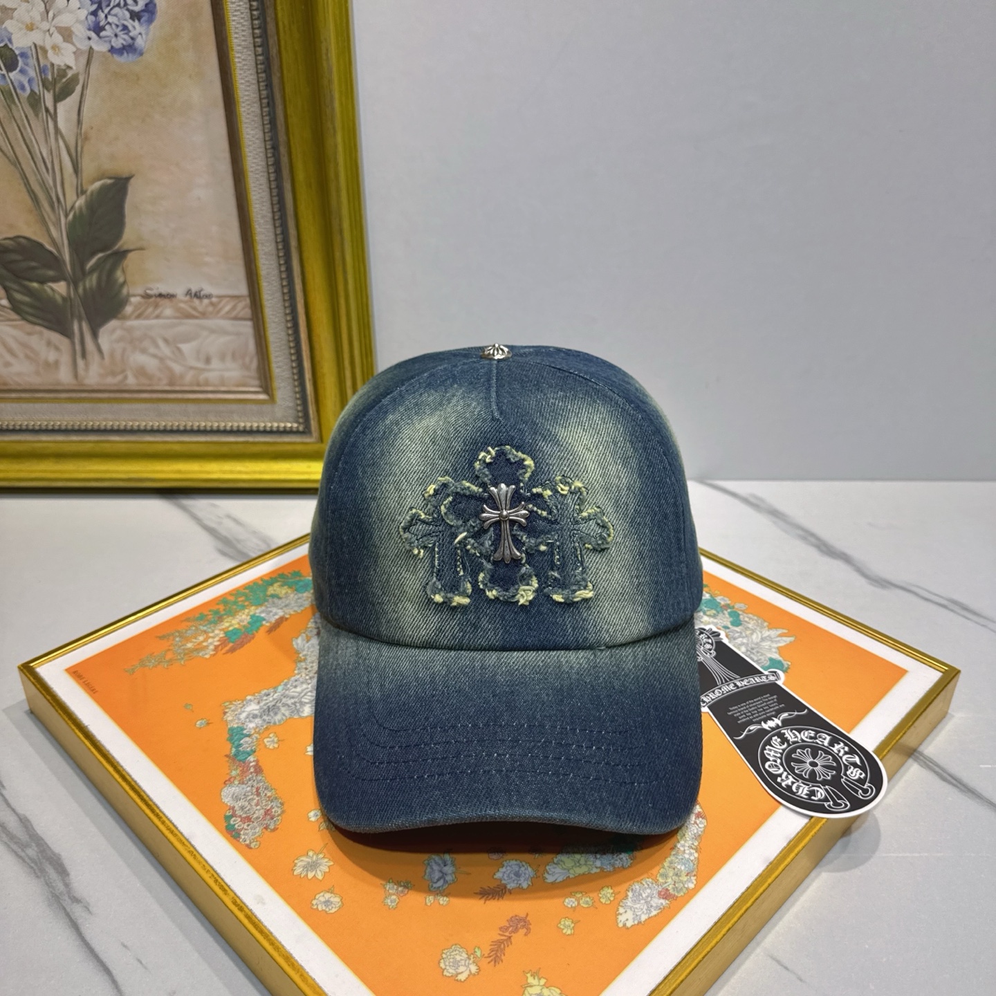 劲爆春夏新款【克罗心】原单官网同款纯棉棒球帽🧢，全钢五金欧美重工手法，曰韩潮流，时尚大气，美女必入款❤️