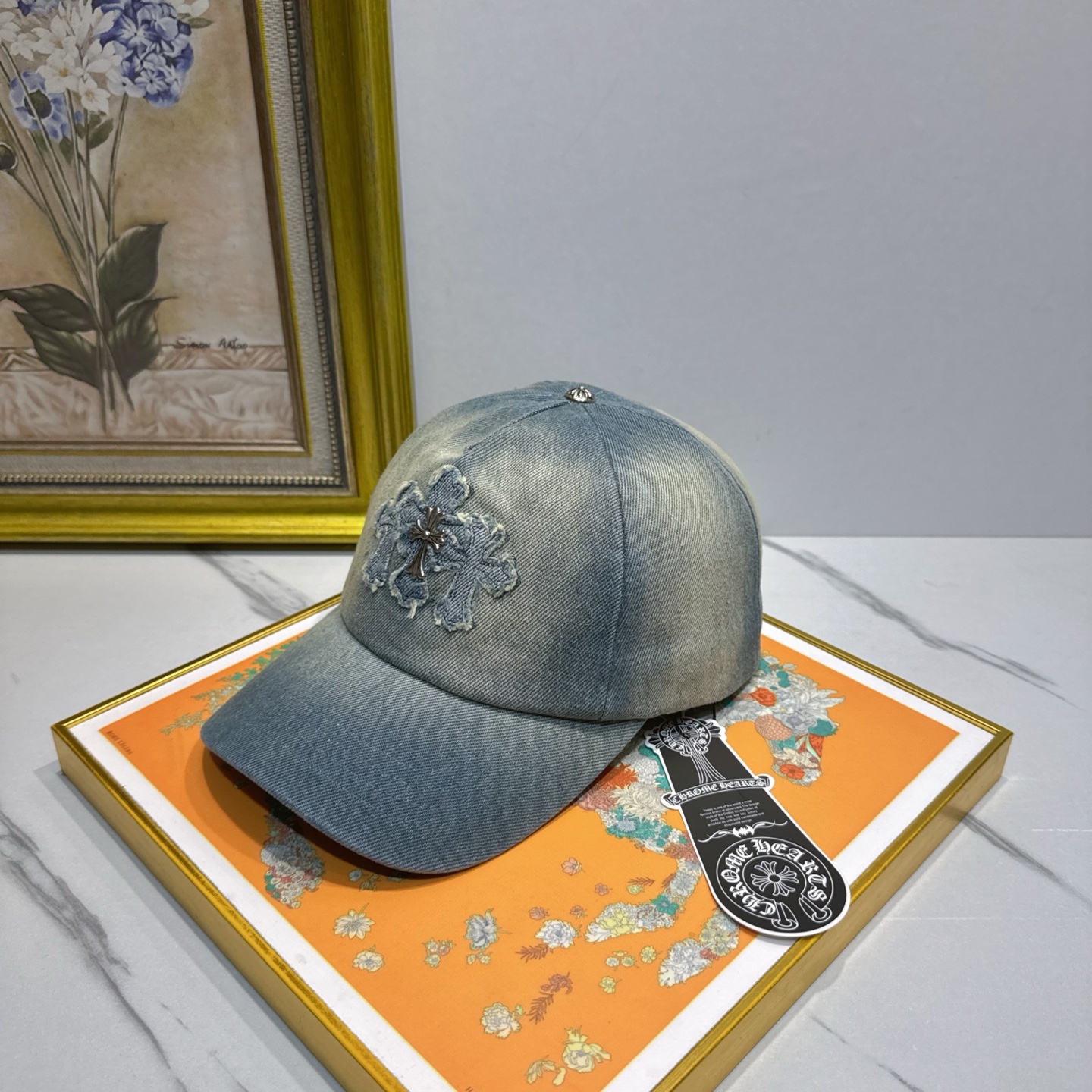劲爆春夏新款【克罗心】原单官网同款纯棉棒球帽🧢，全钢五金欧美重工手法，曰韩潮流，时尚大气，美女必入款❤️