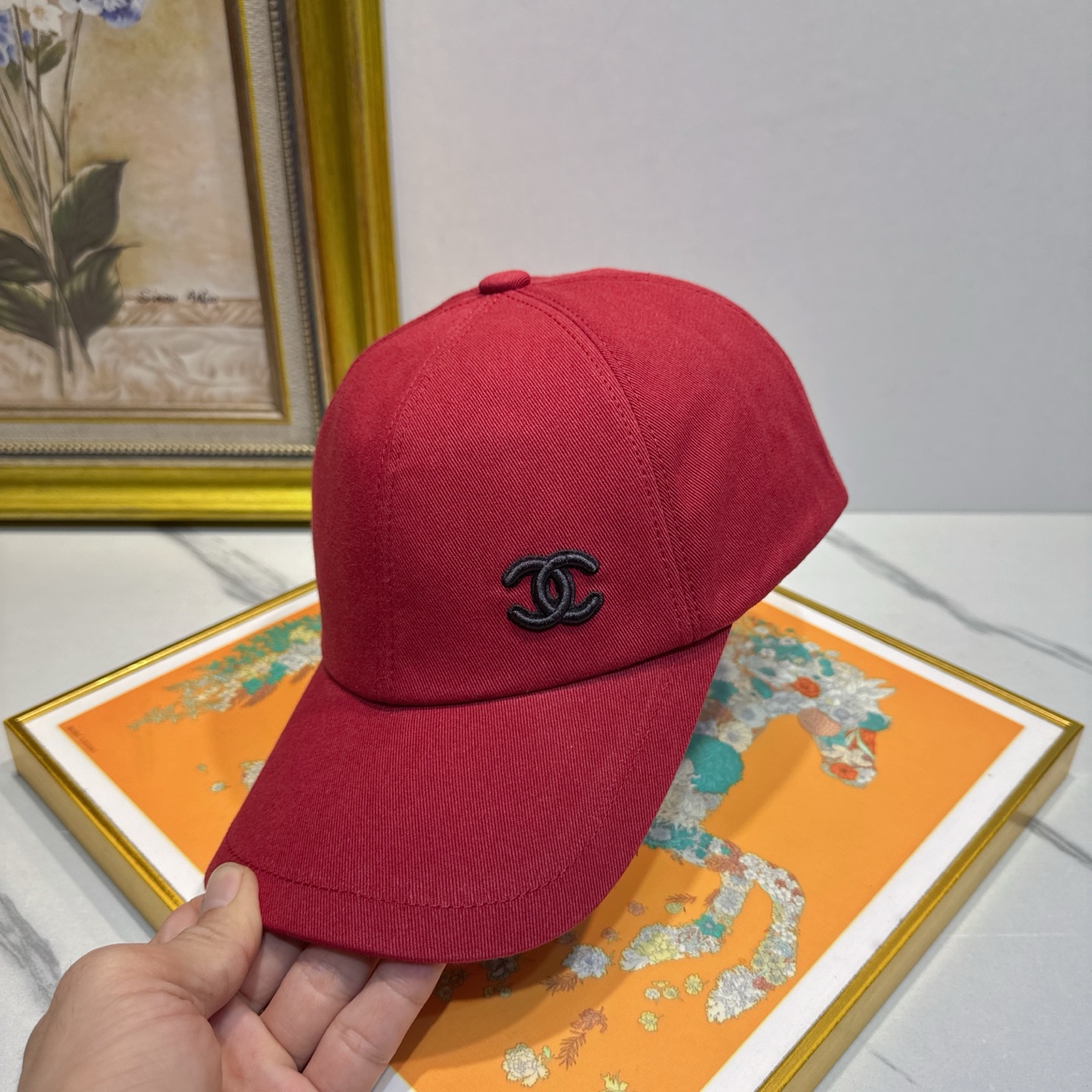 高板春夏新款🧢【CHANEL 香奈儿】日韩时尚潮流❤️❤️❤️纯棉棒球帽原单品质火爆款来袭🎩工艺精美🔥🔥