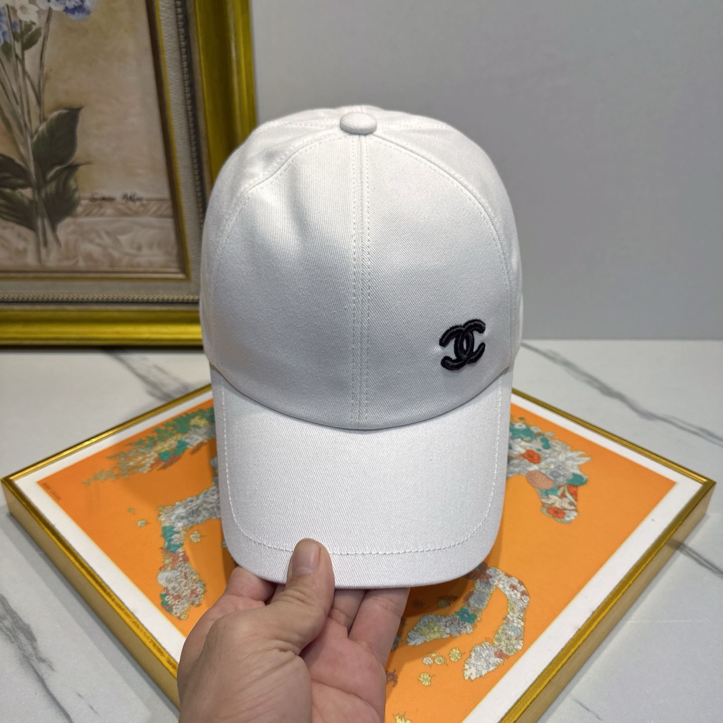 高板春夏新款🧢【CHANEL 香奈儿】日韩时尚潮流❤️❤️❤️纯棉棒球帽原单品质火爆款来袭🎩工艺精美🔥🔥