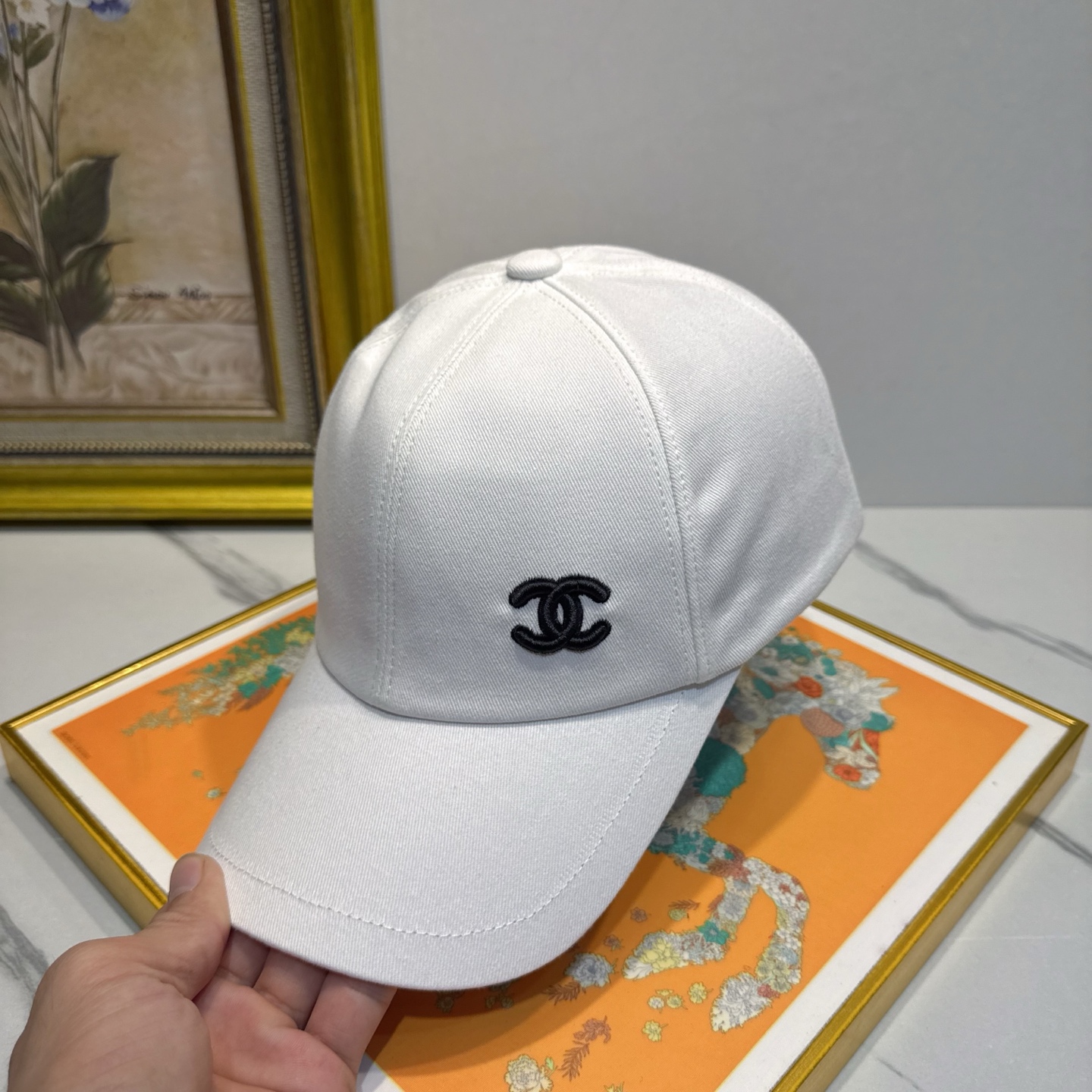 高板春夏新款🧢【CHANEL 香奈儿】日韩时尚潮流❤️❤️❤️纯棉棒球帽原单品质火爆款来袭🎩工艺精美🔥🔥