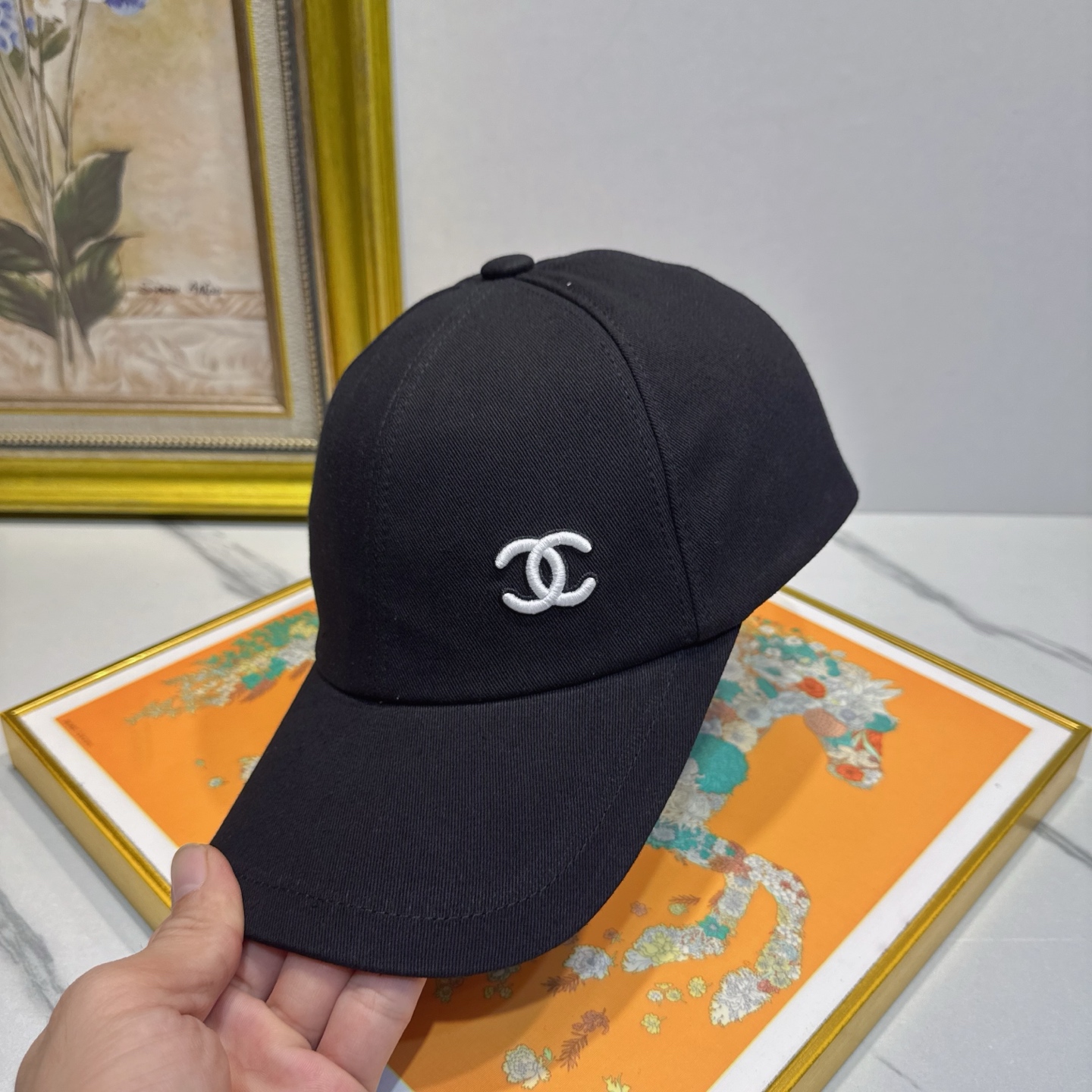 高板春夏新款🧢【CHANEL 香奈儿】日韩时尚潮流❤️❤️❤️纯棉棒球帽原单品质火爆款来袭🎩工艺精美🔥🔥