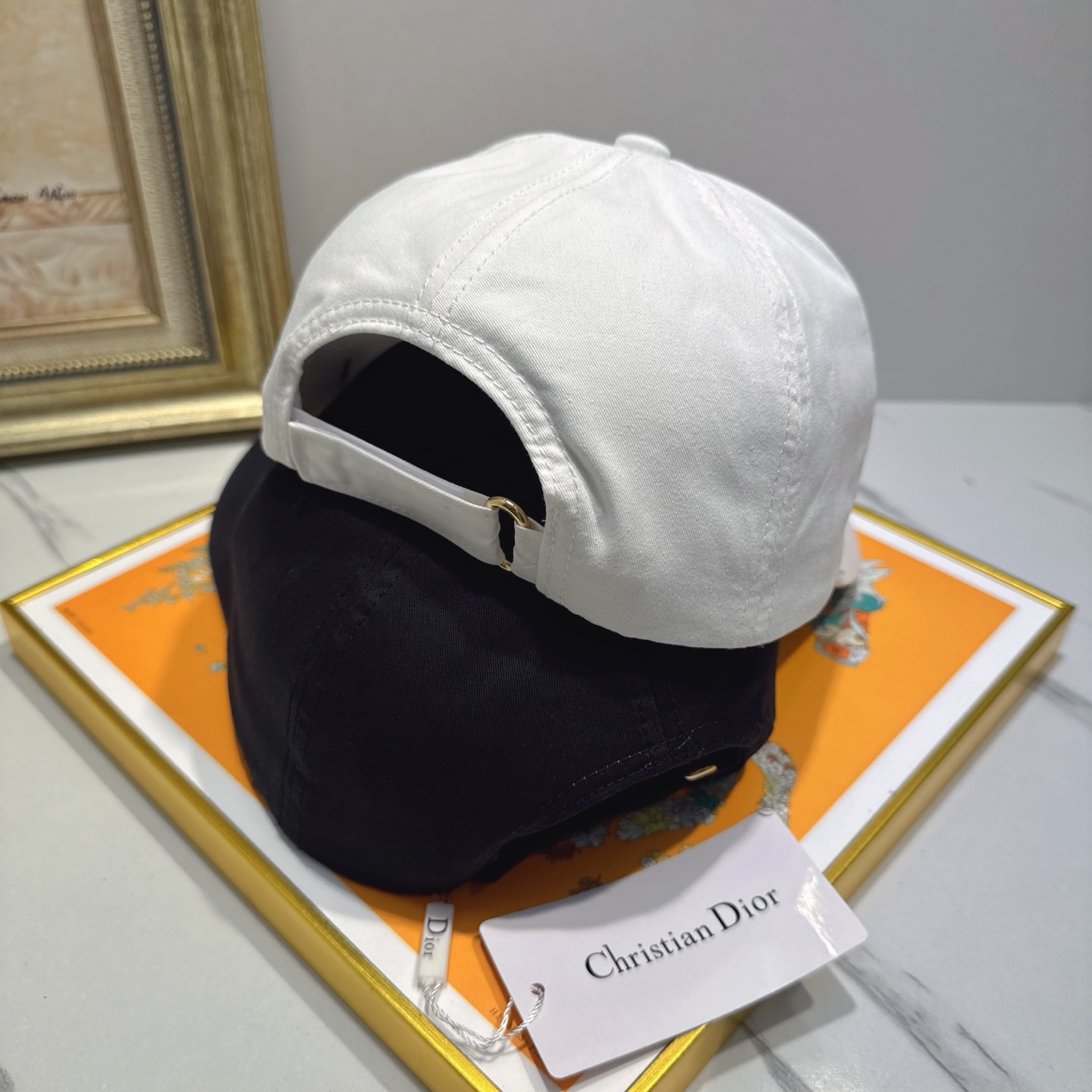 DIOR Compass Letter Embroidered Baseball Cap