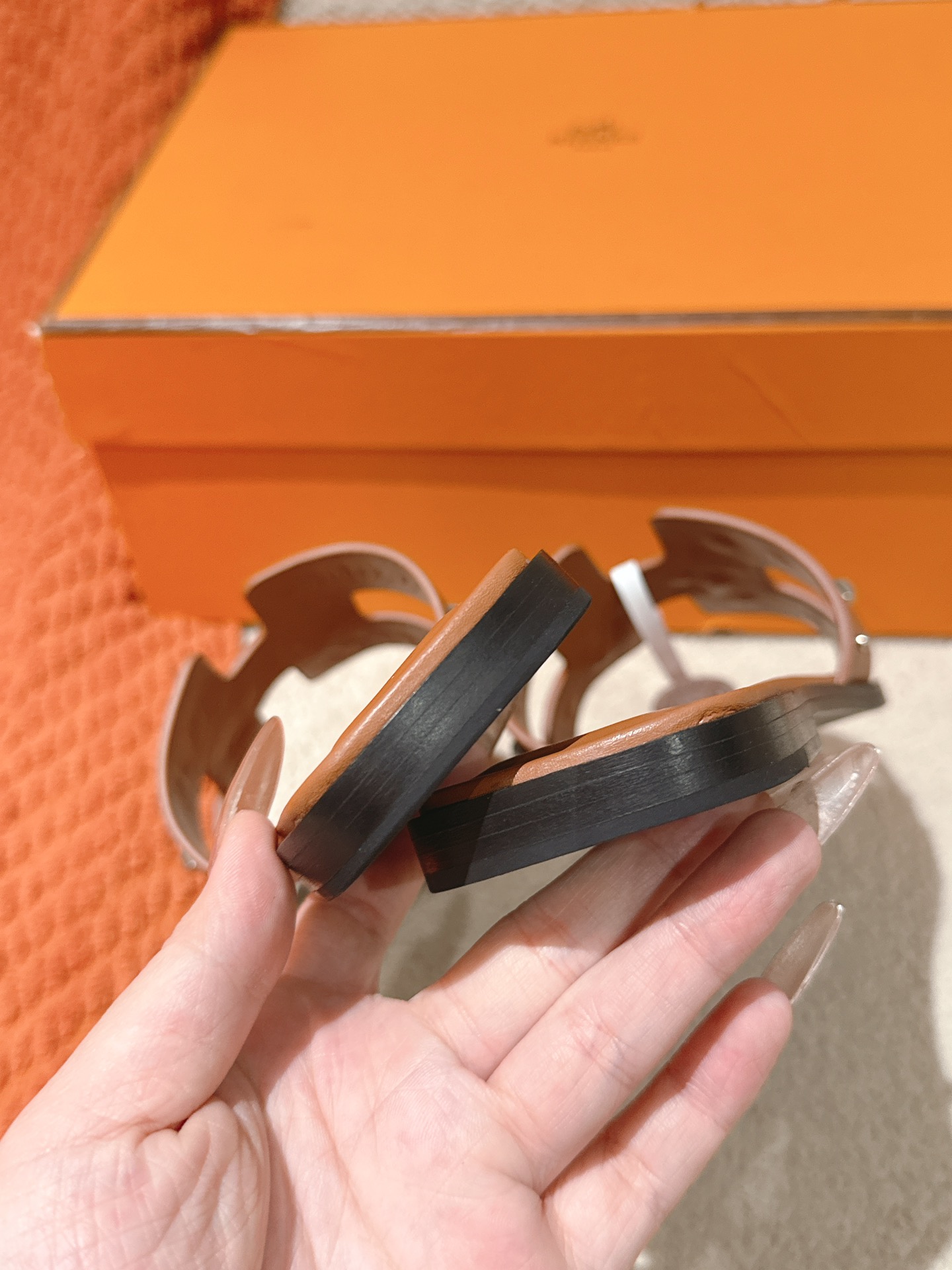 Hermes H Oran Sandals - Stylish & Versatile Medor Studded Slides 10 i1744276122 7806 4
