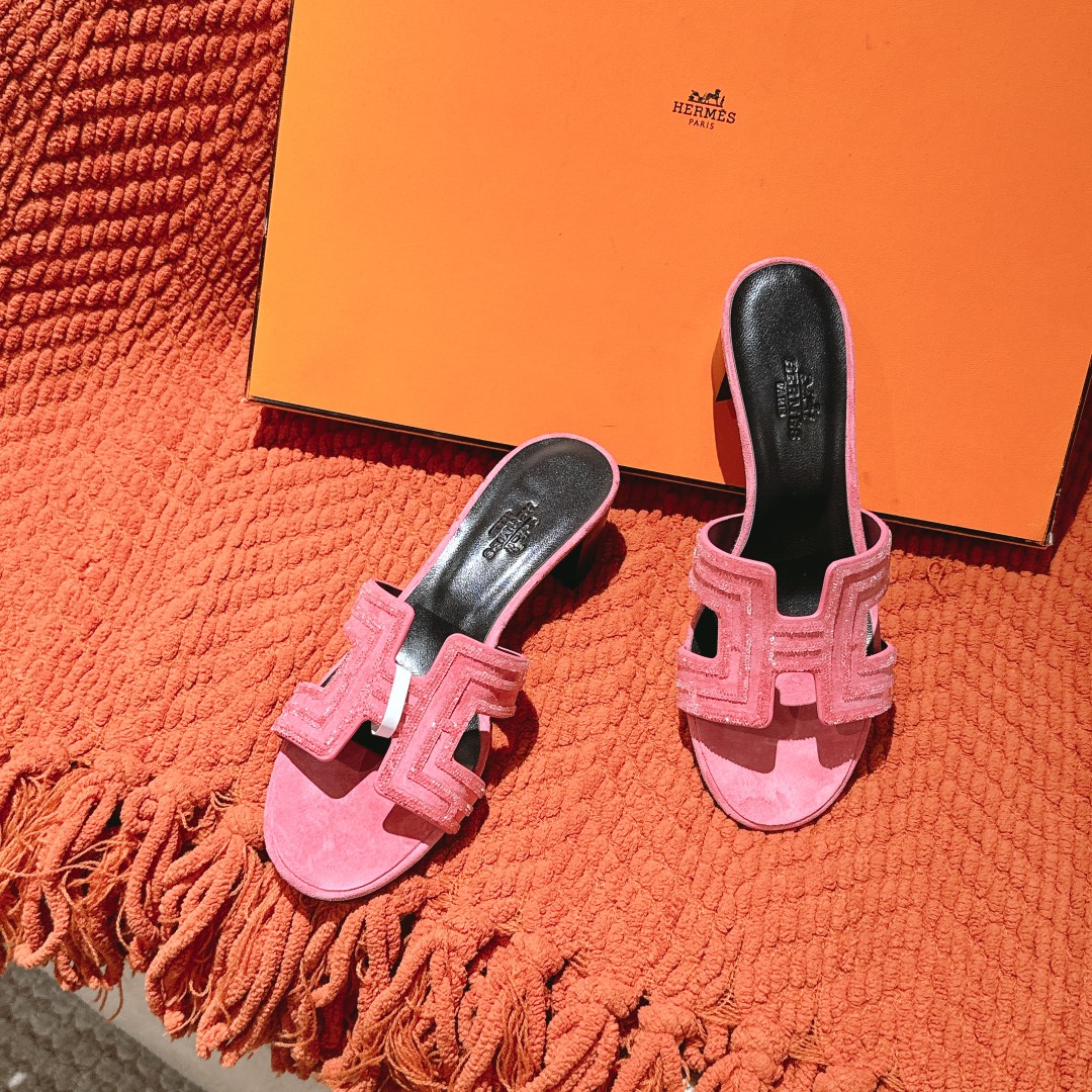 Hermes Oasis Sandal: Stylish & Comfortable Block Heel Sandal with Silk Scarf 6 i1746206893 2440 1
